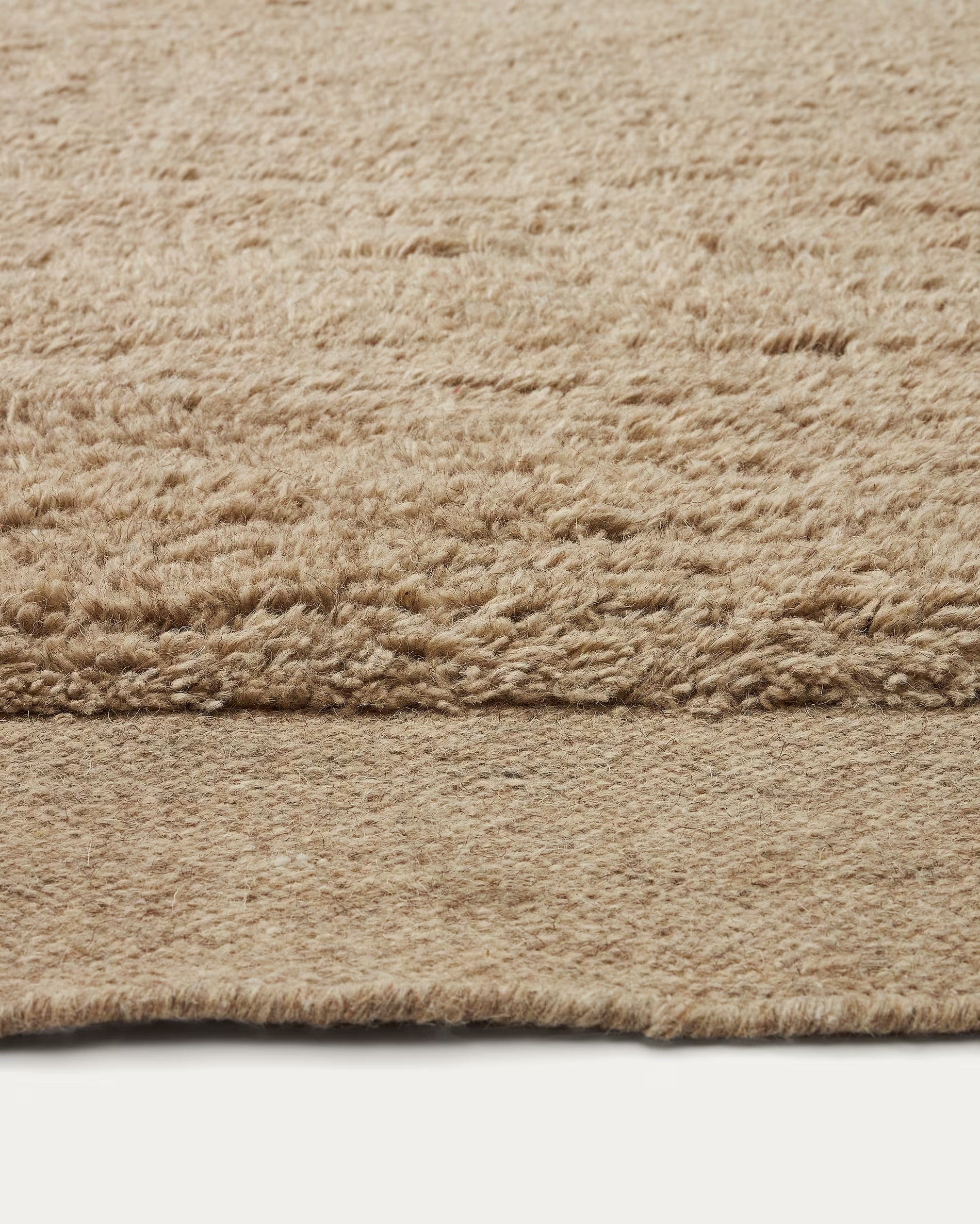 Marely beige wool rug 160 x 230 cm 