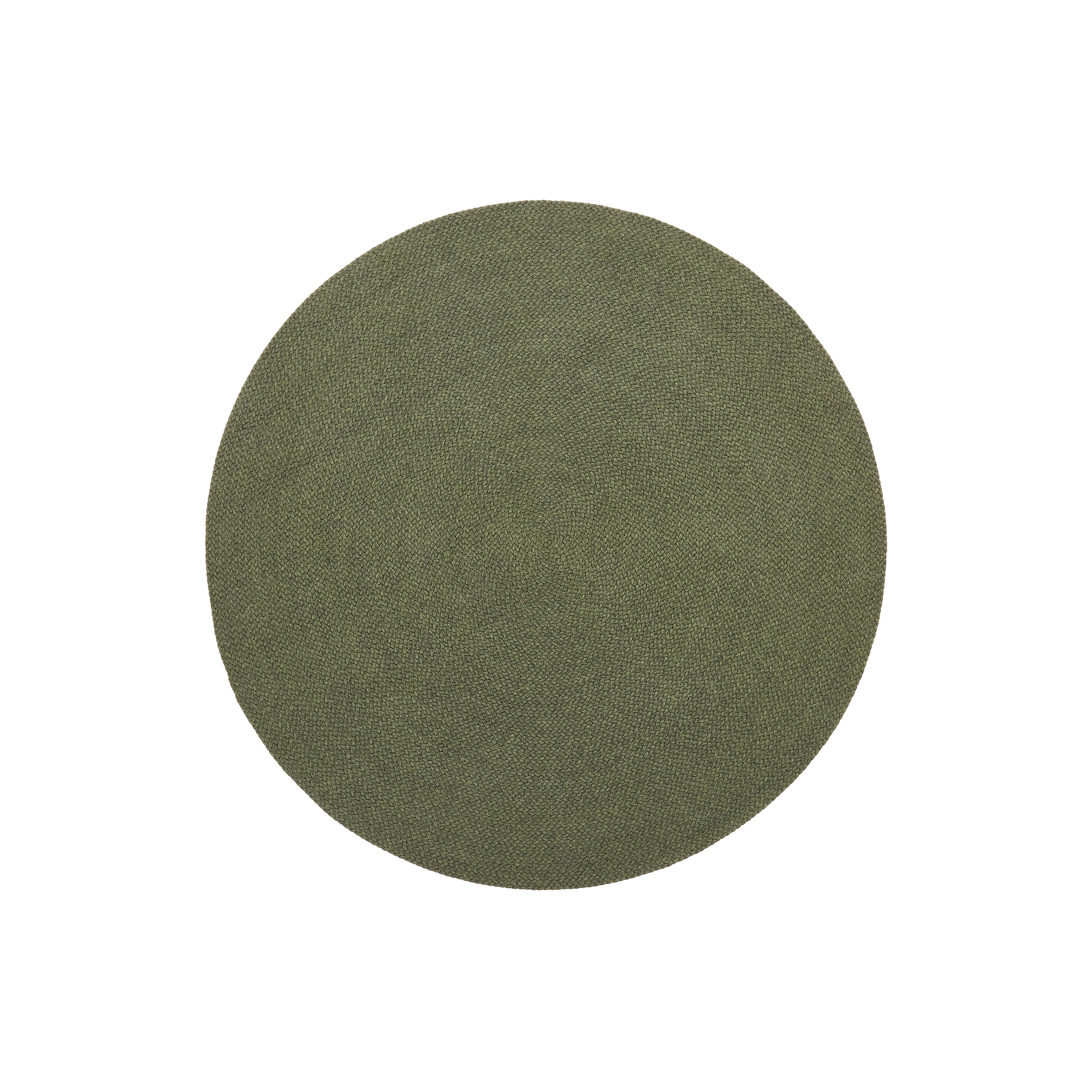 Despas green round rug made from synthetic fibres Ø 200 cm - Product Image