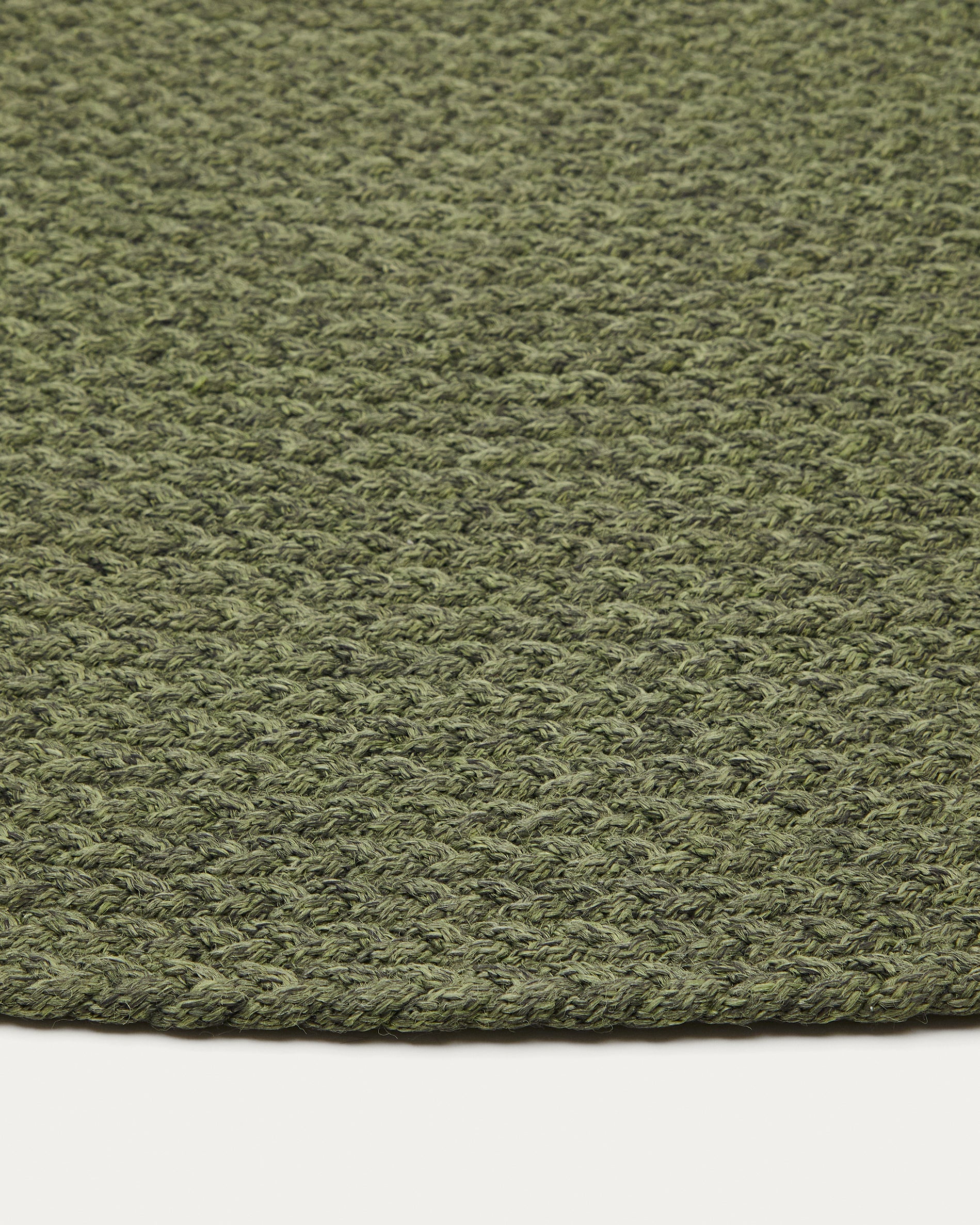 Despas green round carpet made of synthetic fibers Ø 200 cm