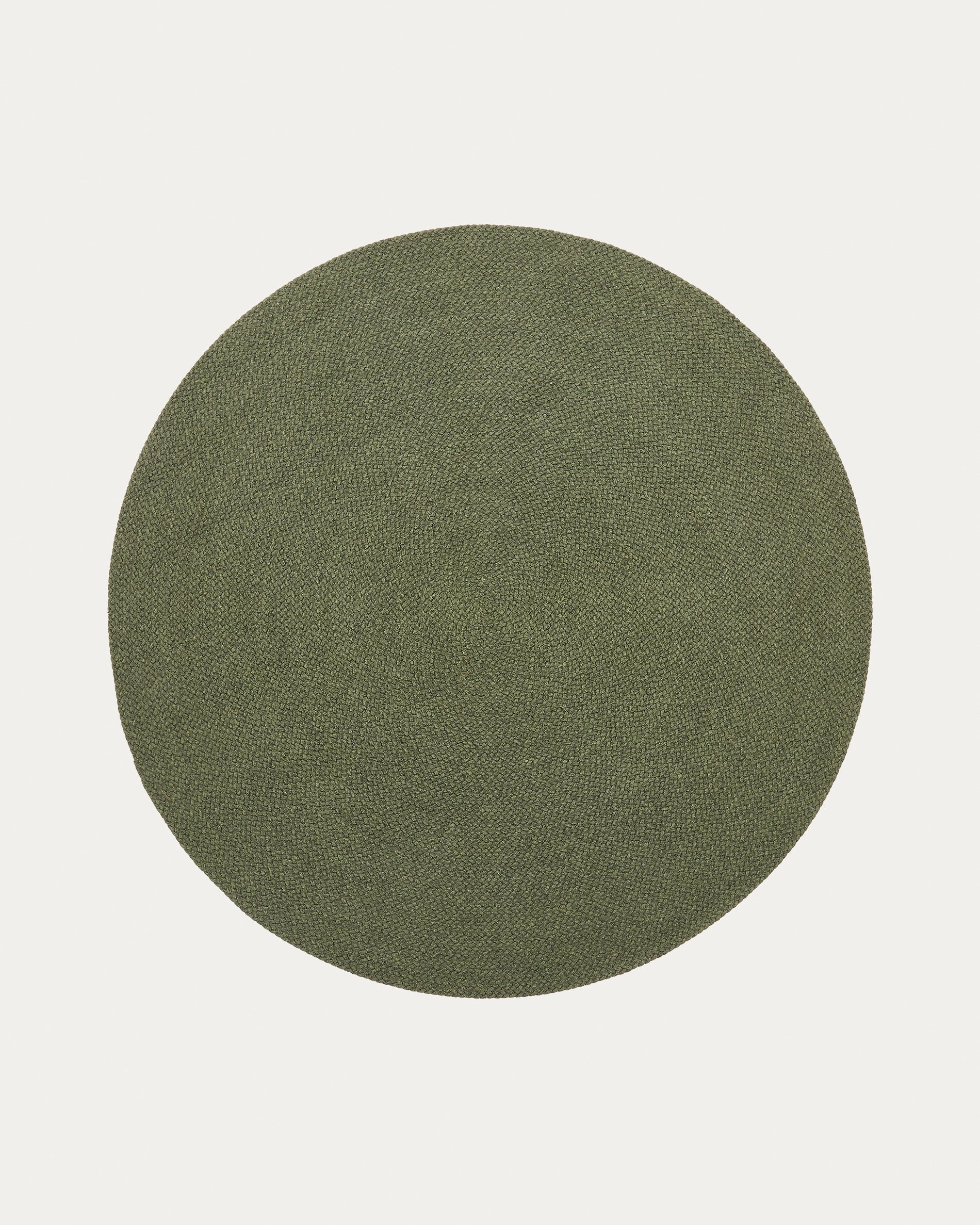 Despas green round carpet made of synthetic fibers Ø 200 cm