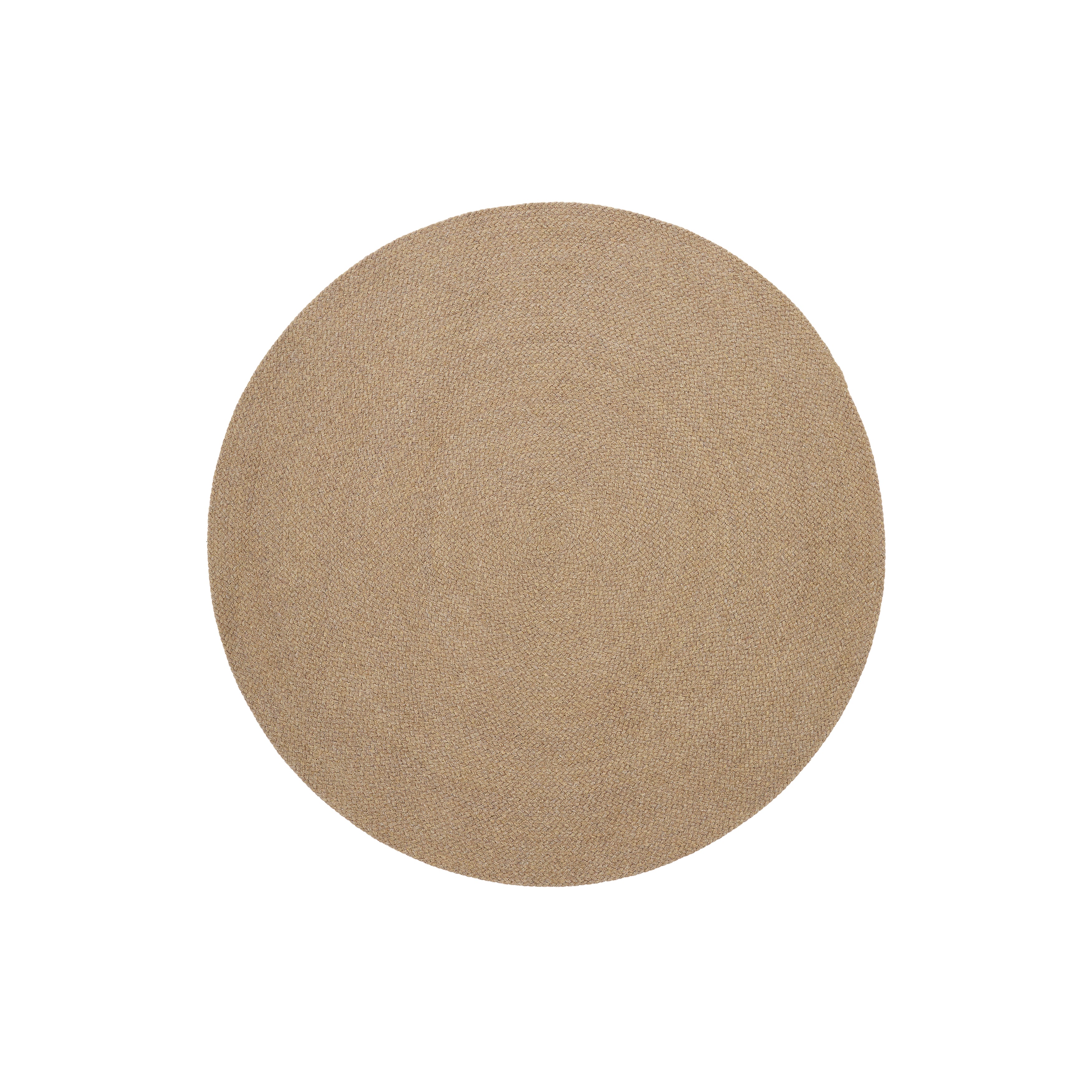 Despas beige round rug made from synthetic fibres Ø 200 cm - Product Image