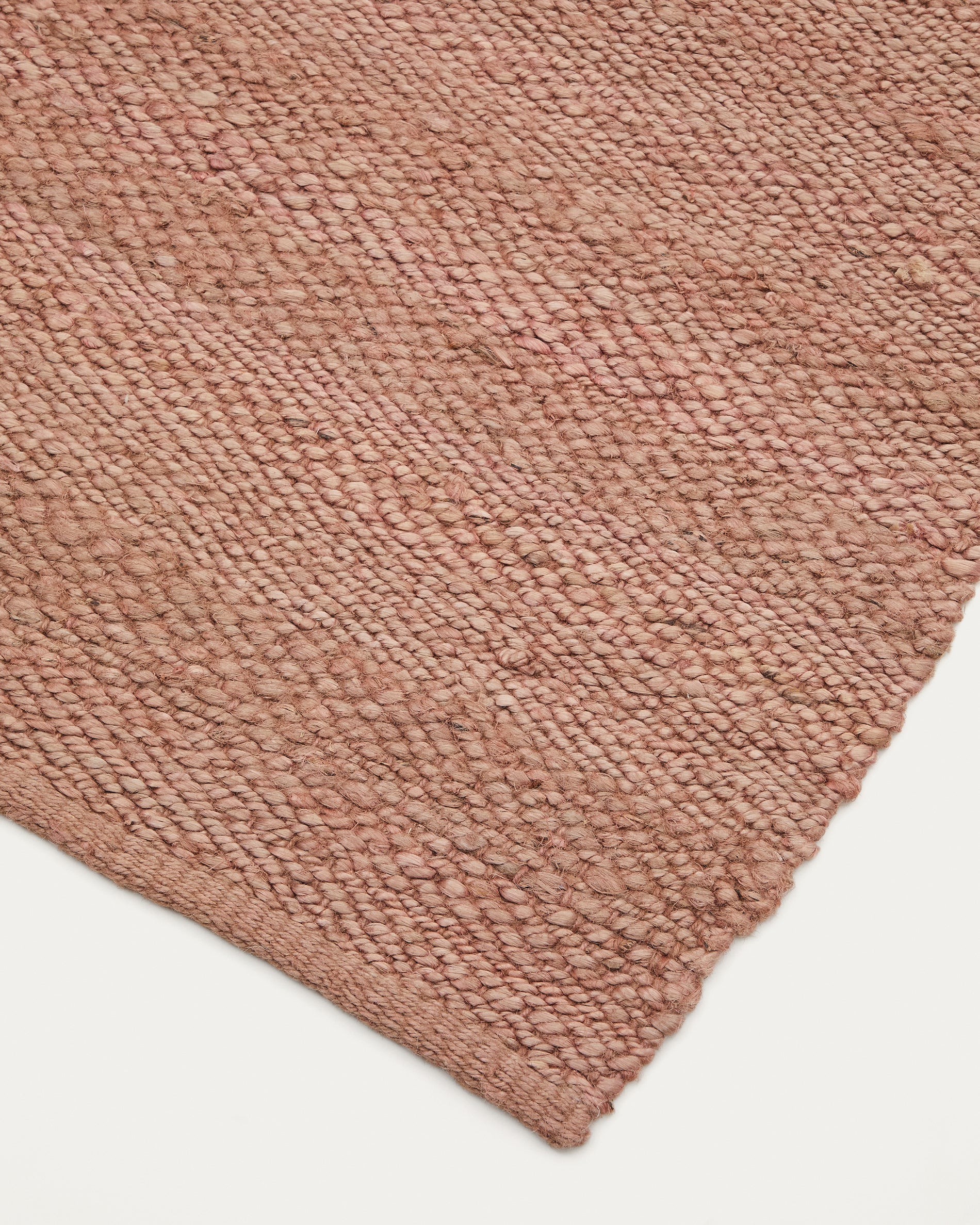 Sallova pink jute rug 160 x 230 cm - Detail