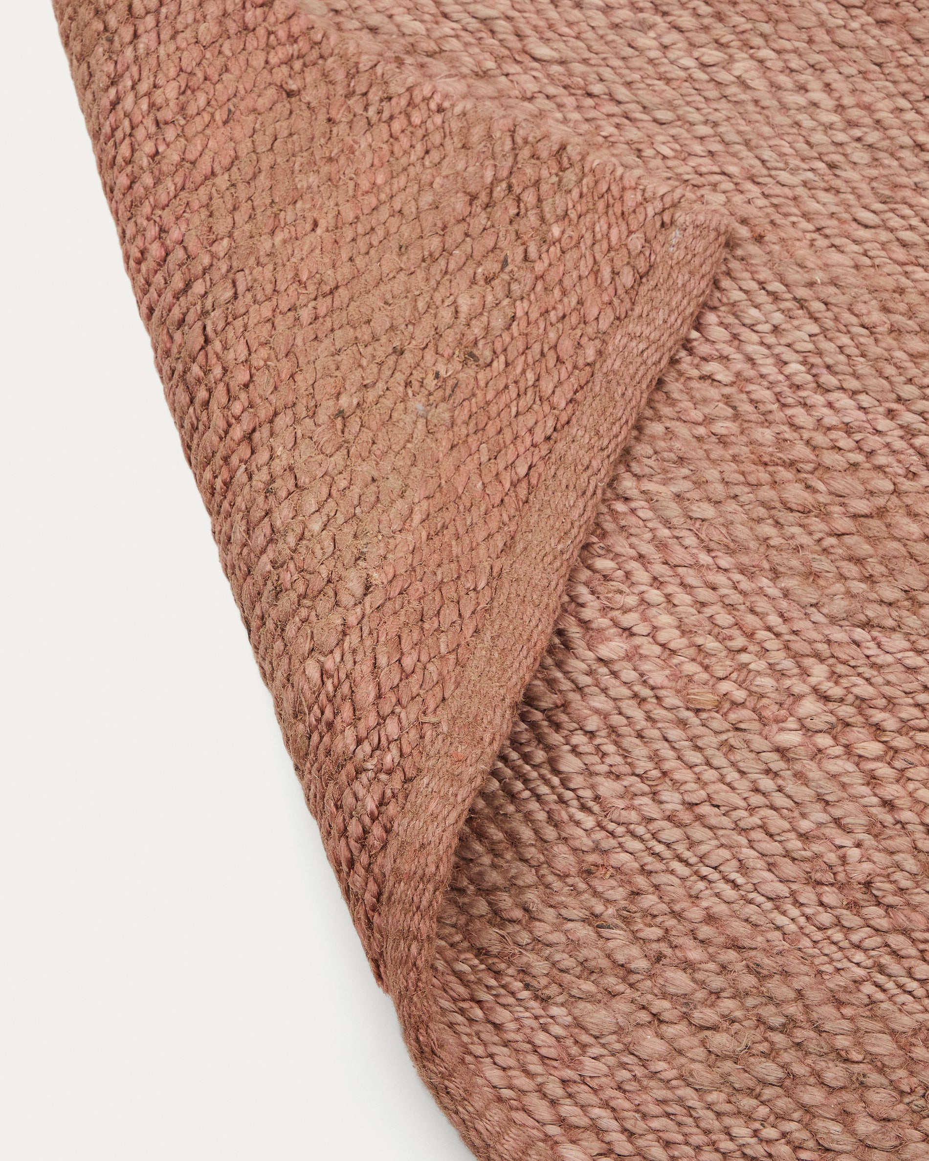 Sallova pink jute rug 160 x 230 cm - Detail