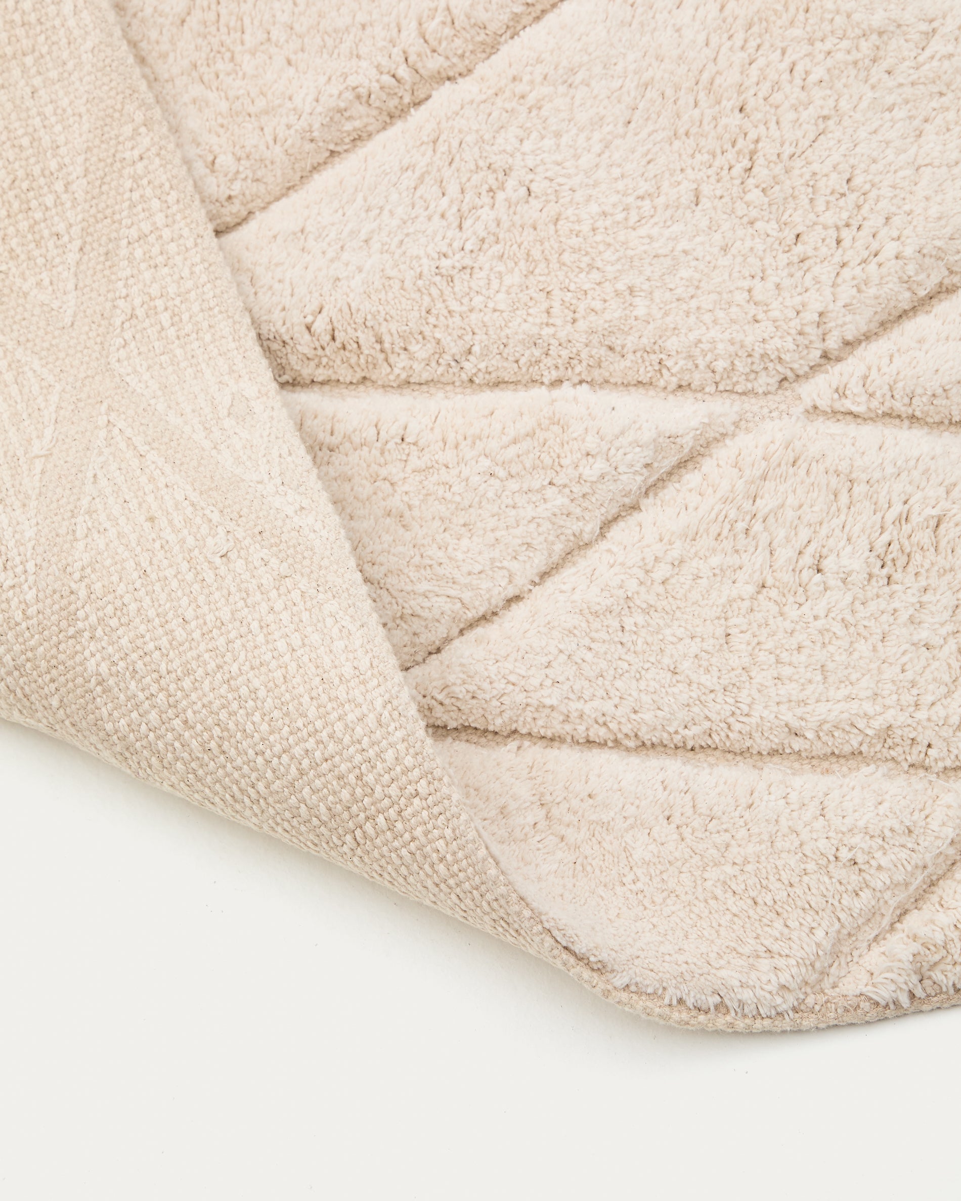 Nyana white, cotton bathmat, 50 x 70 cm - Detail