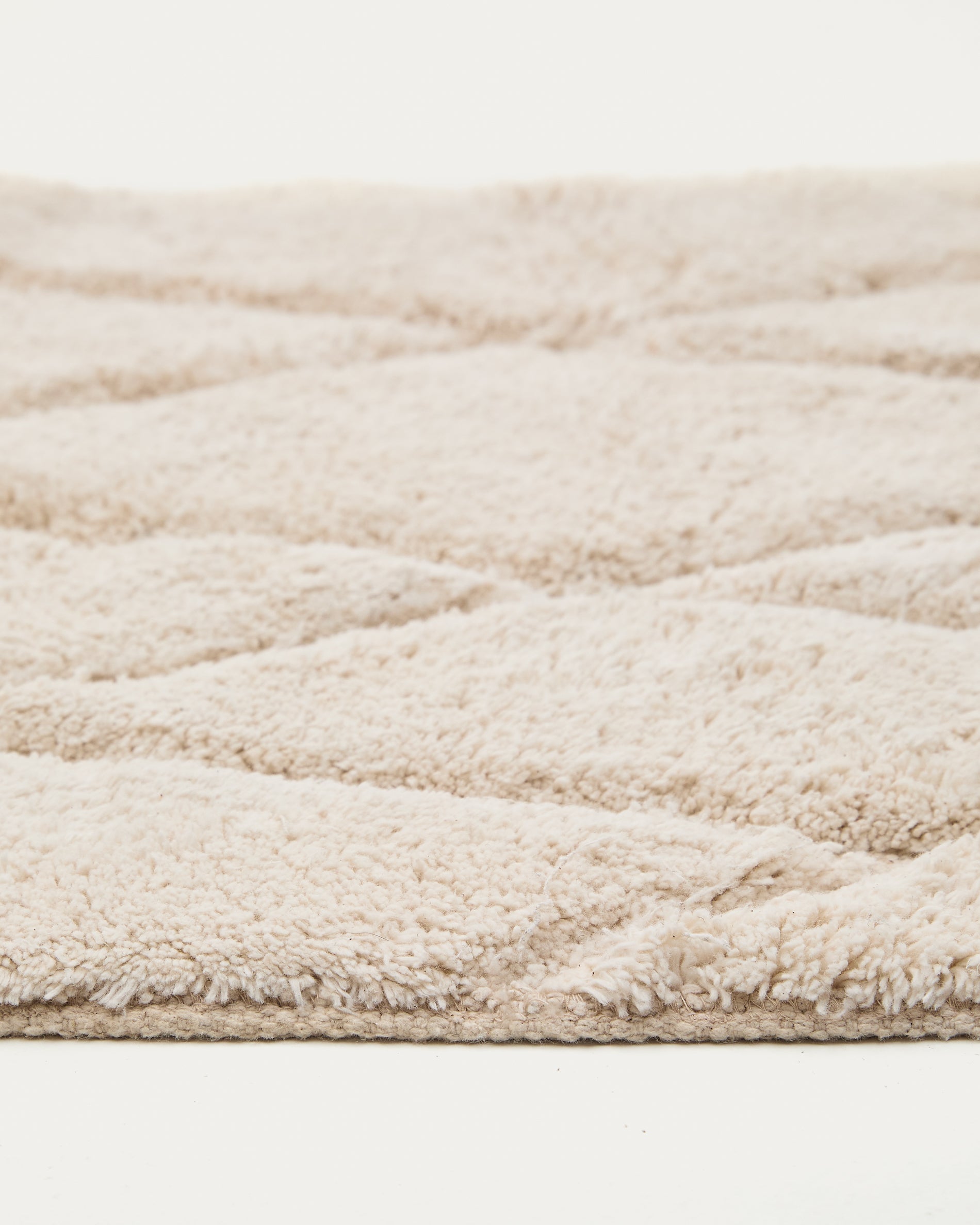 Nyana white, cotton bathmat, 50 x 70 cm - Detail