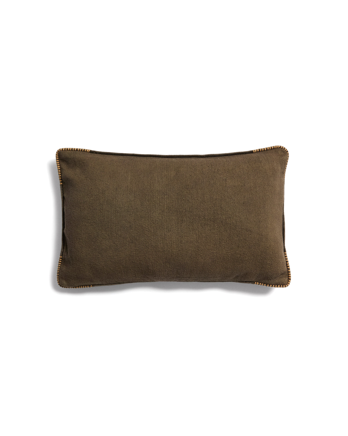 Rivon green cushion cover with contrast piping 30 x 50 cm - Product Image