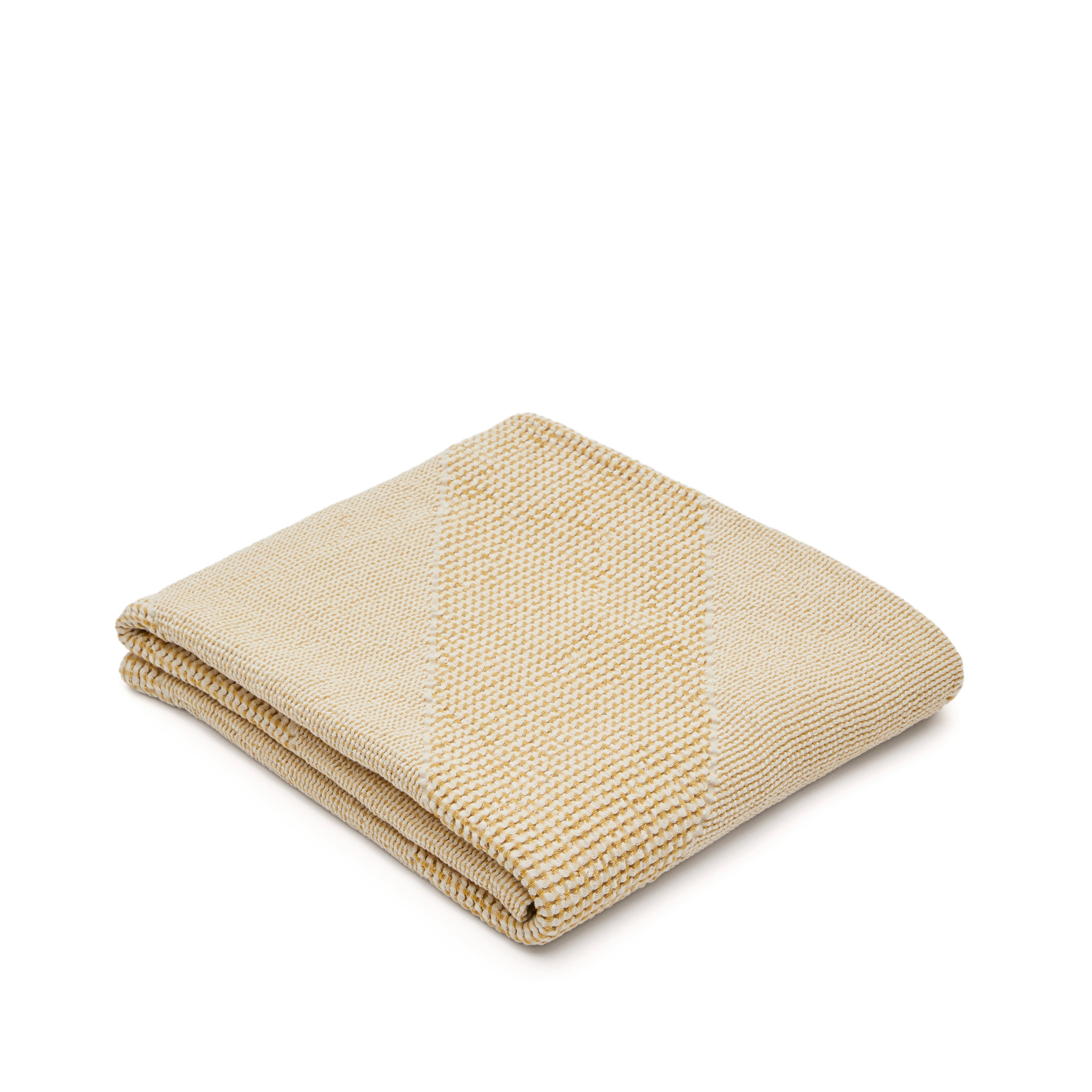 Seti takaró 100% pamutból mustár színben 130 x 170 cm