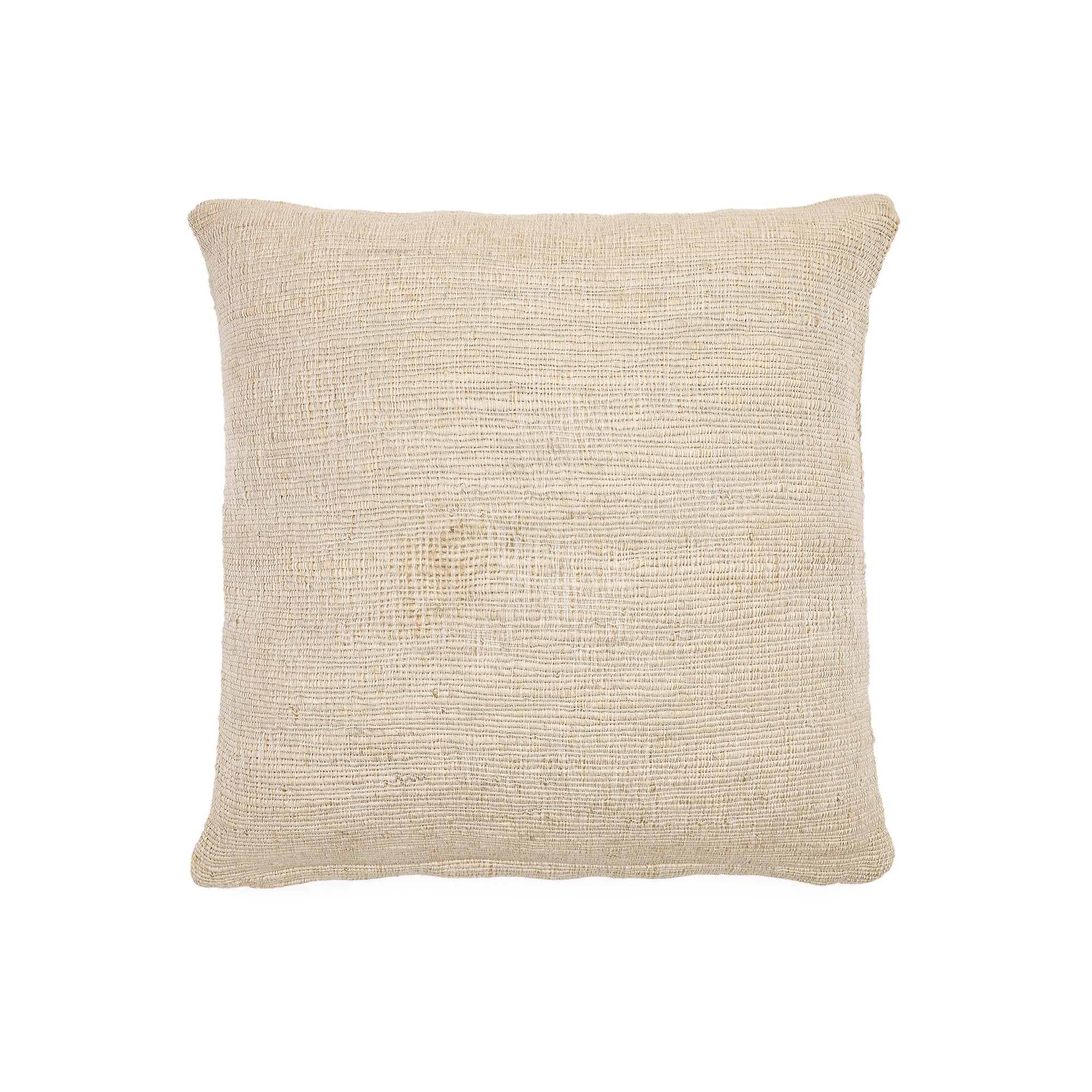 Machiel cushion cover in beige and white viscose jaquard  50  x 50 cm - Product Image