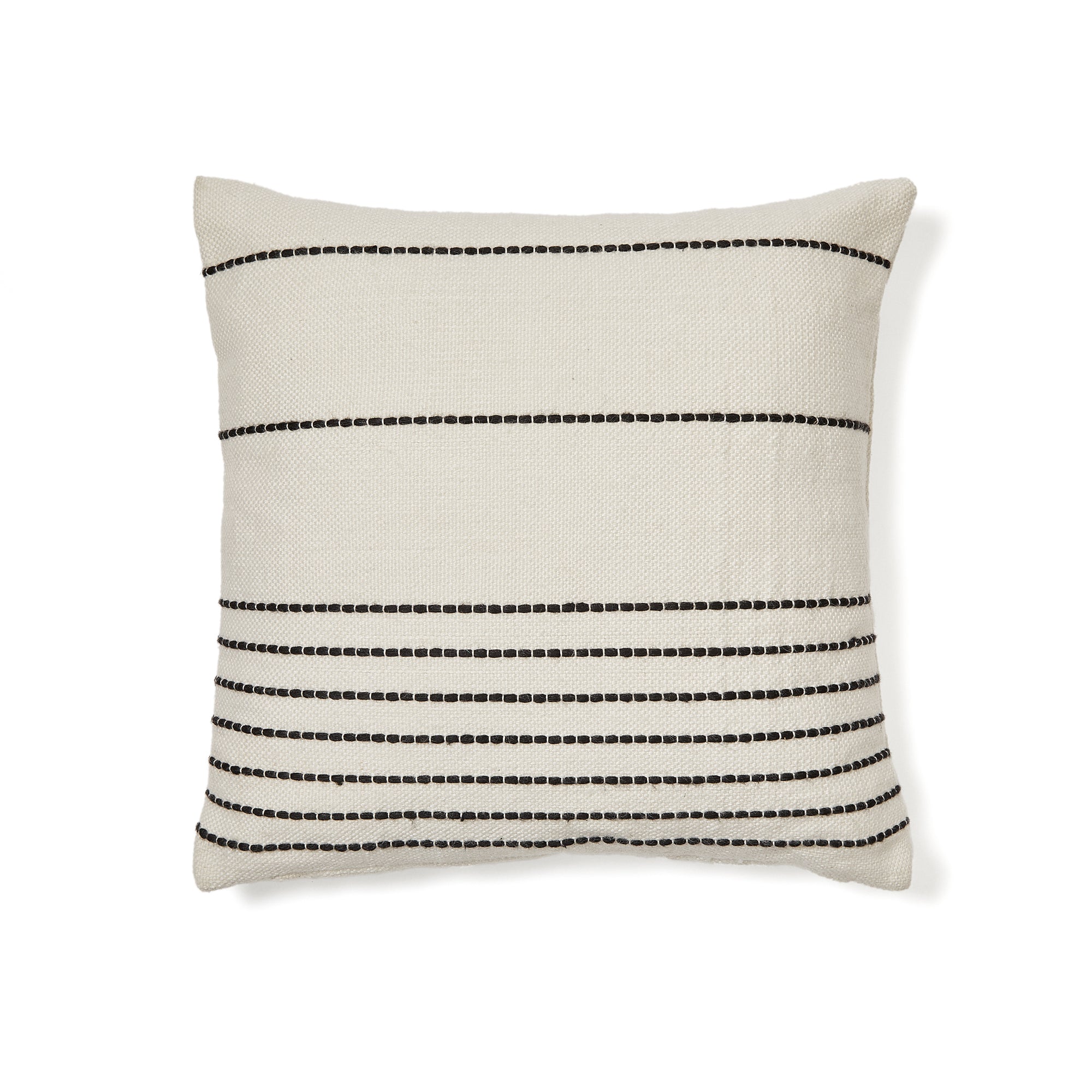 Polp white striped pillowcase 100% PET 45 x 45 cm