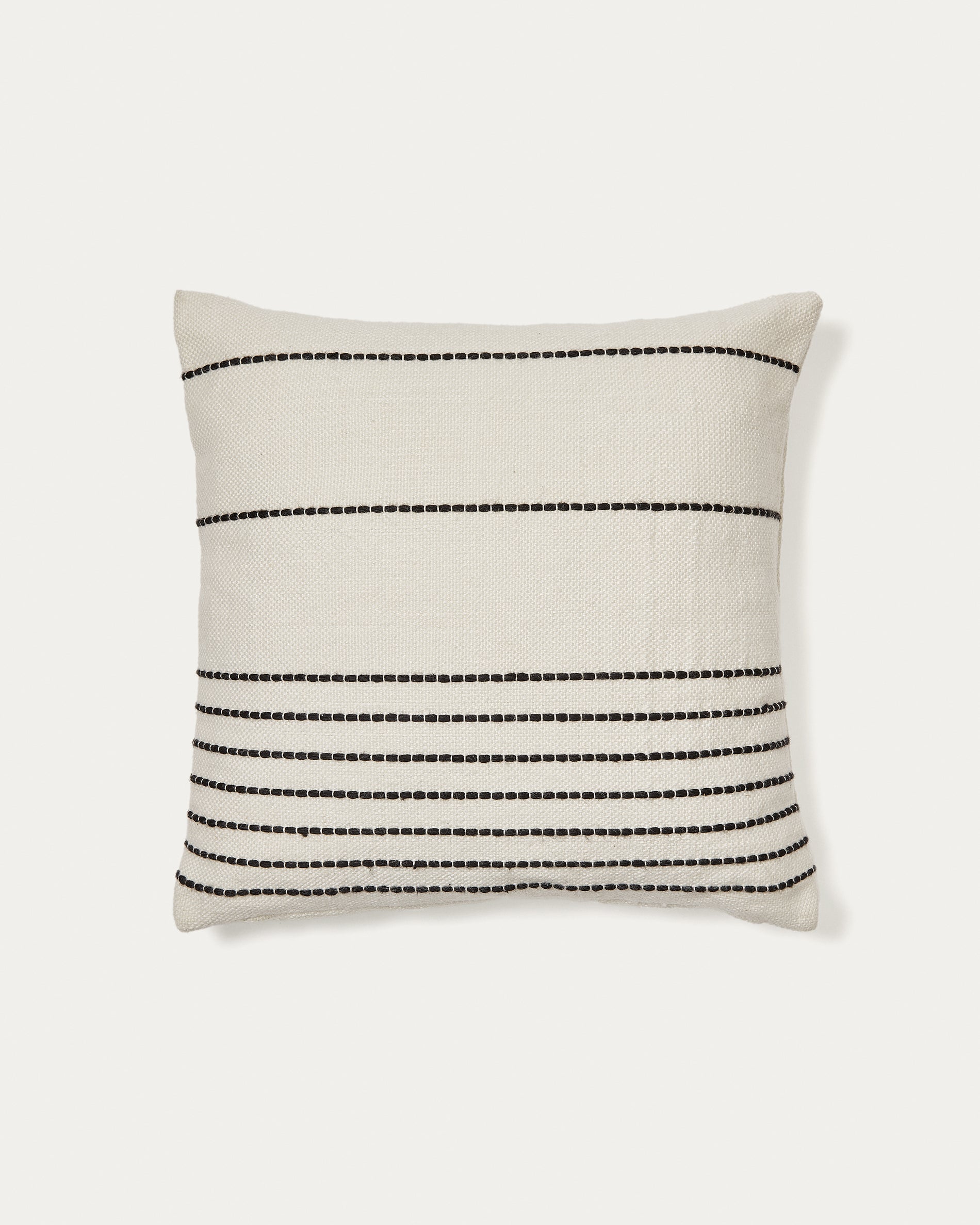 Polp white striped pillowcase 100% PET 45 x 45 cm