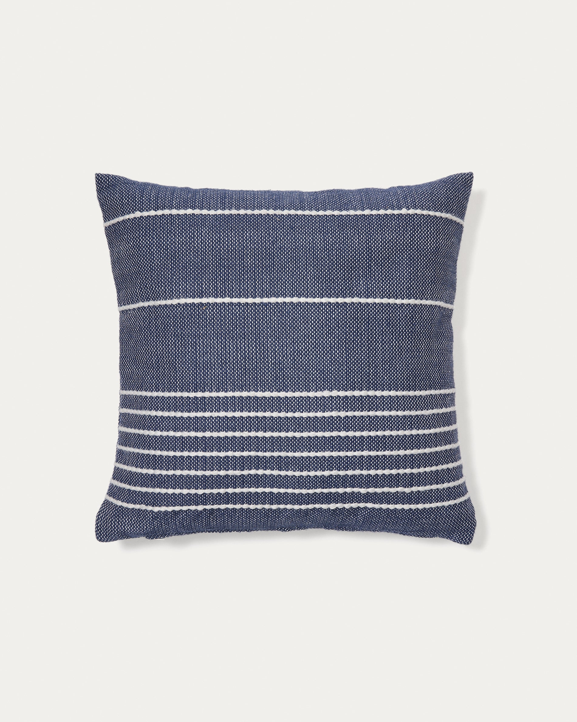 Polp blue striped cushion cover 100% PET 45 x 45 cm