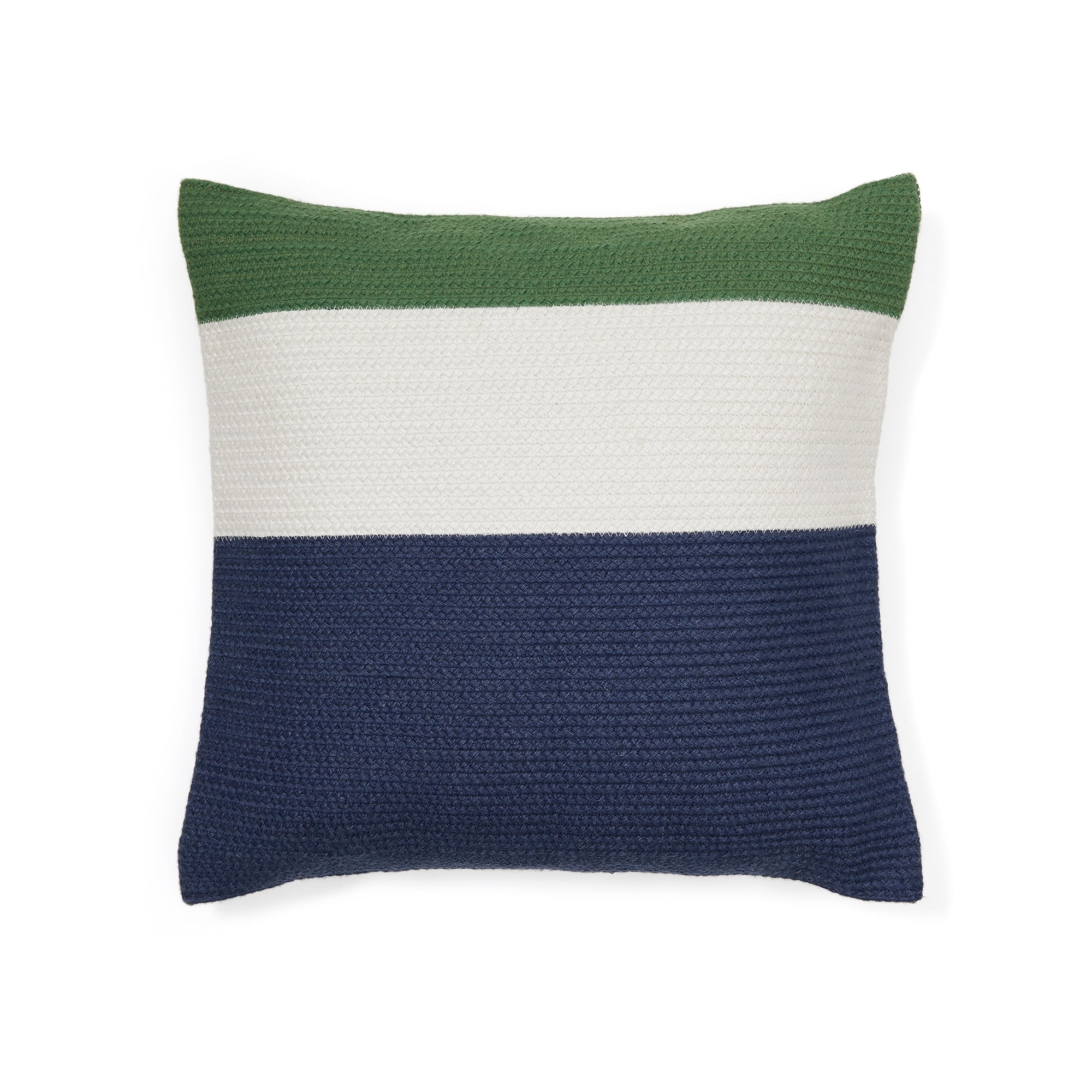 Saigua multicolored striped cushion cover 100% PET 45 x 45 cm