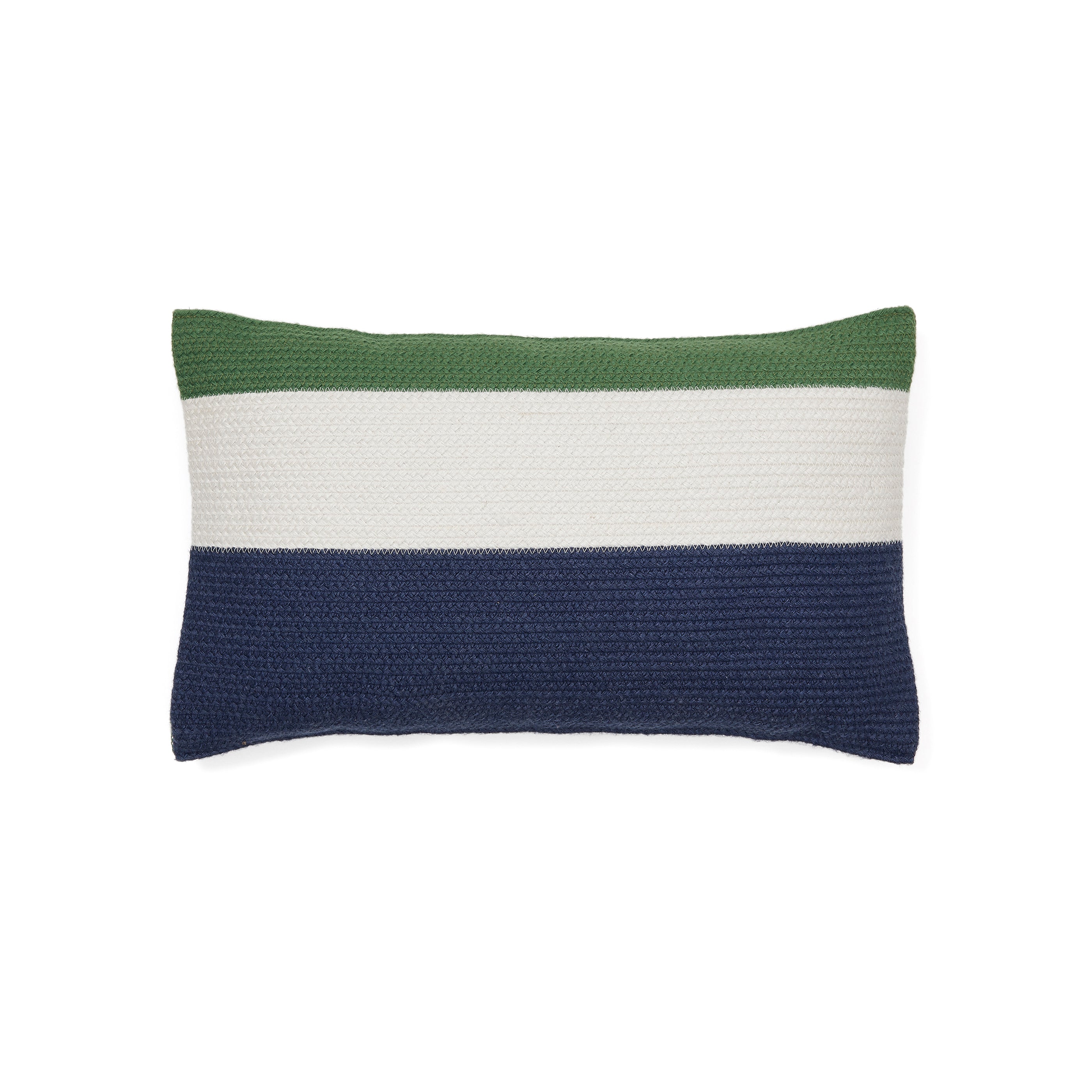 Saigua multicolored striped cushion cover 100% PET 30 x 50 cm