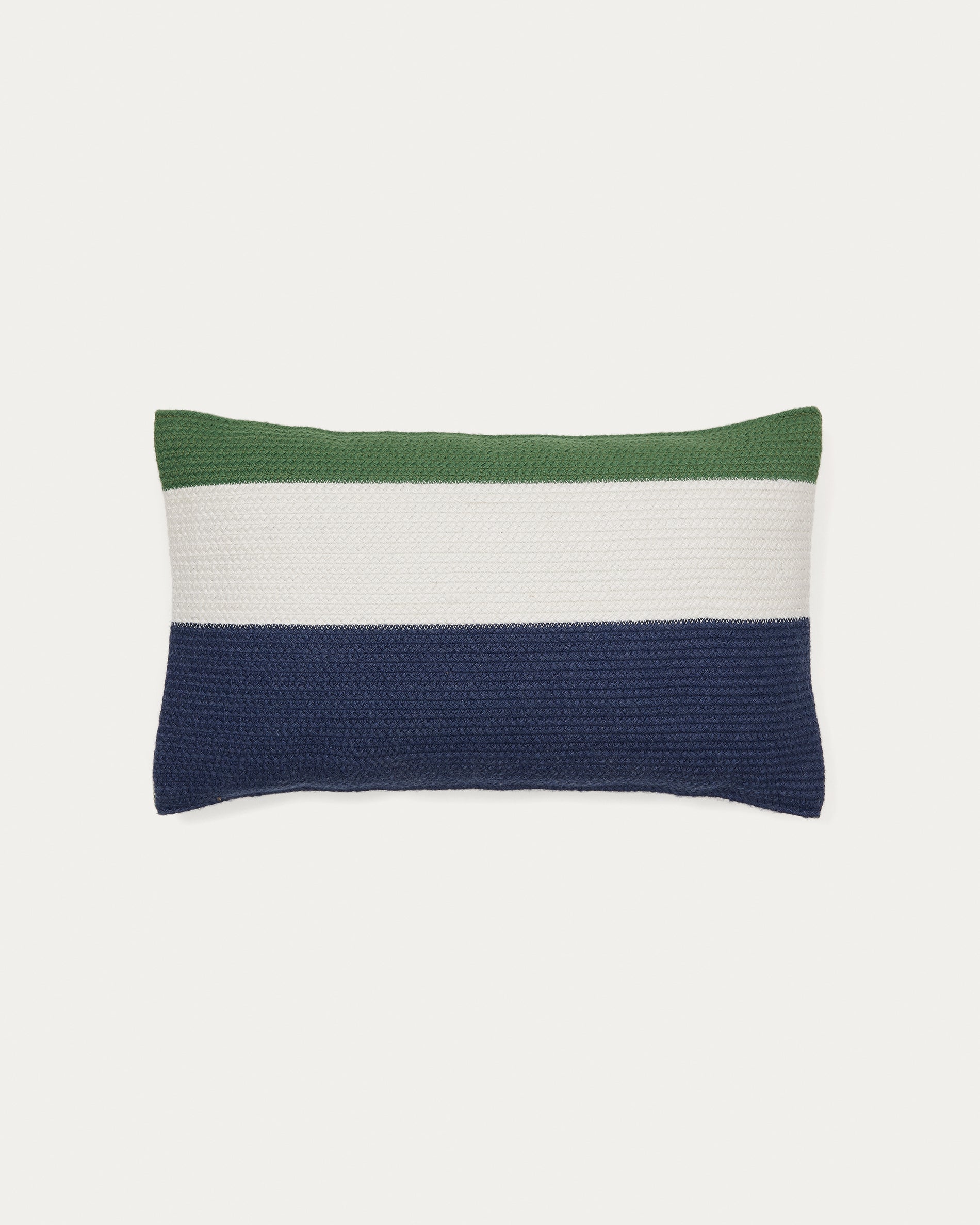 Saigua multicolored striped cushion cover 100% PET 30 x 50 cm