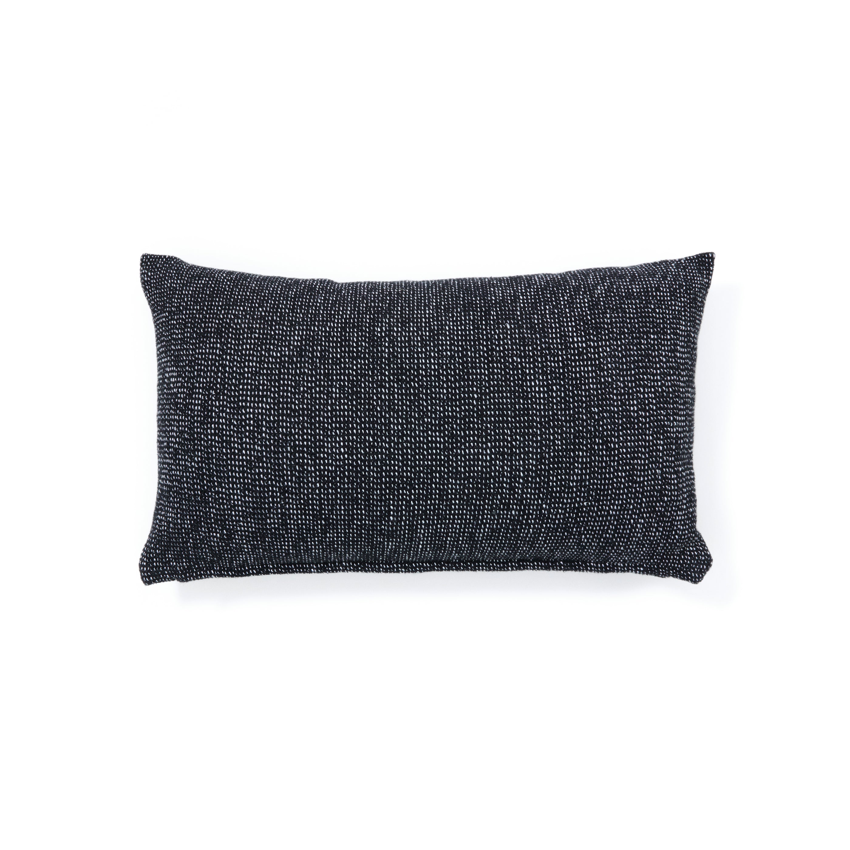 Tapla black, cotton blend cushion cover, 30 x 50 cm - Product Image