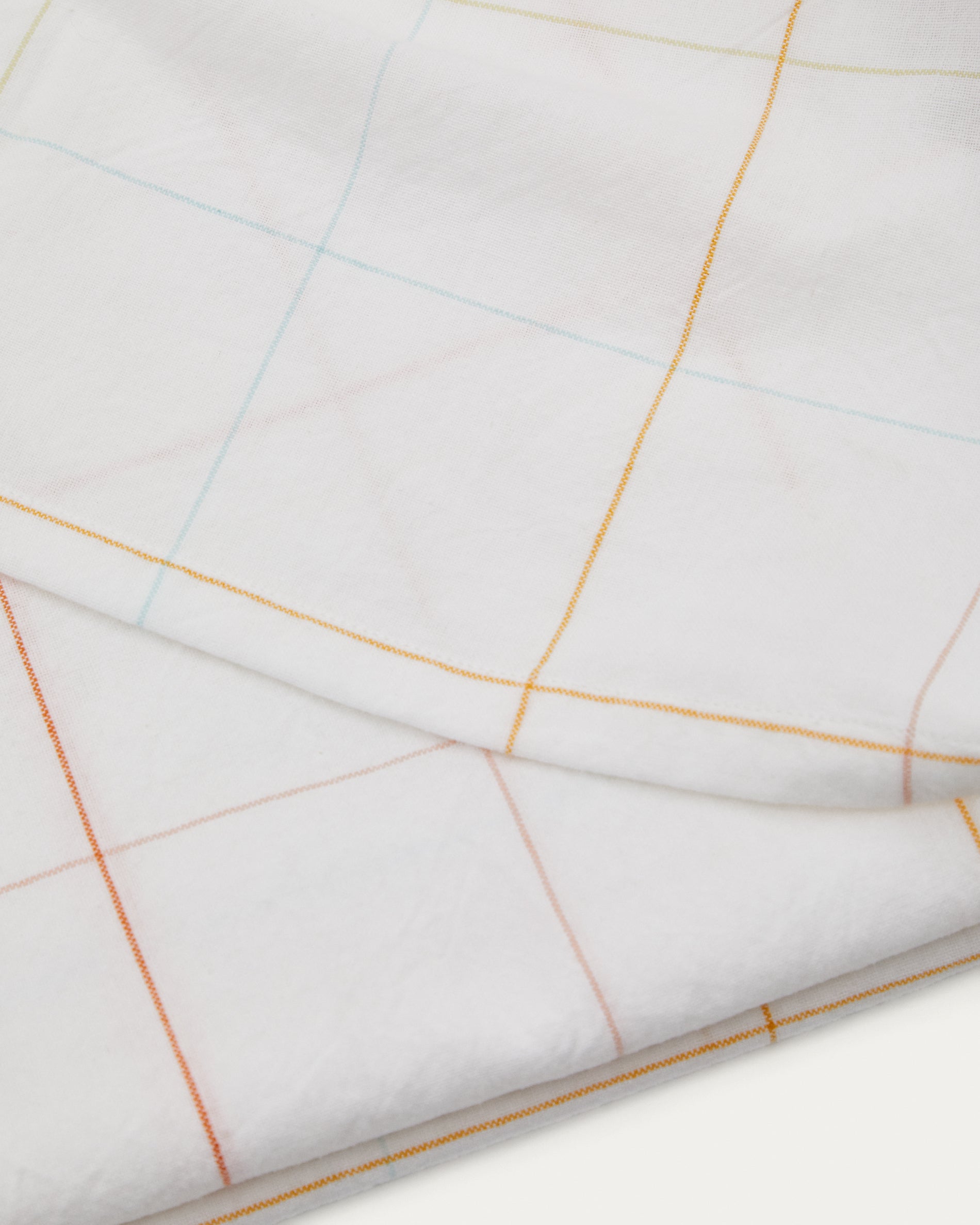 Melis multicolored checkered 100% cotton tablecloth 150 x 250 cm