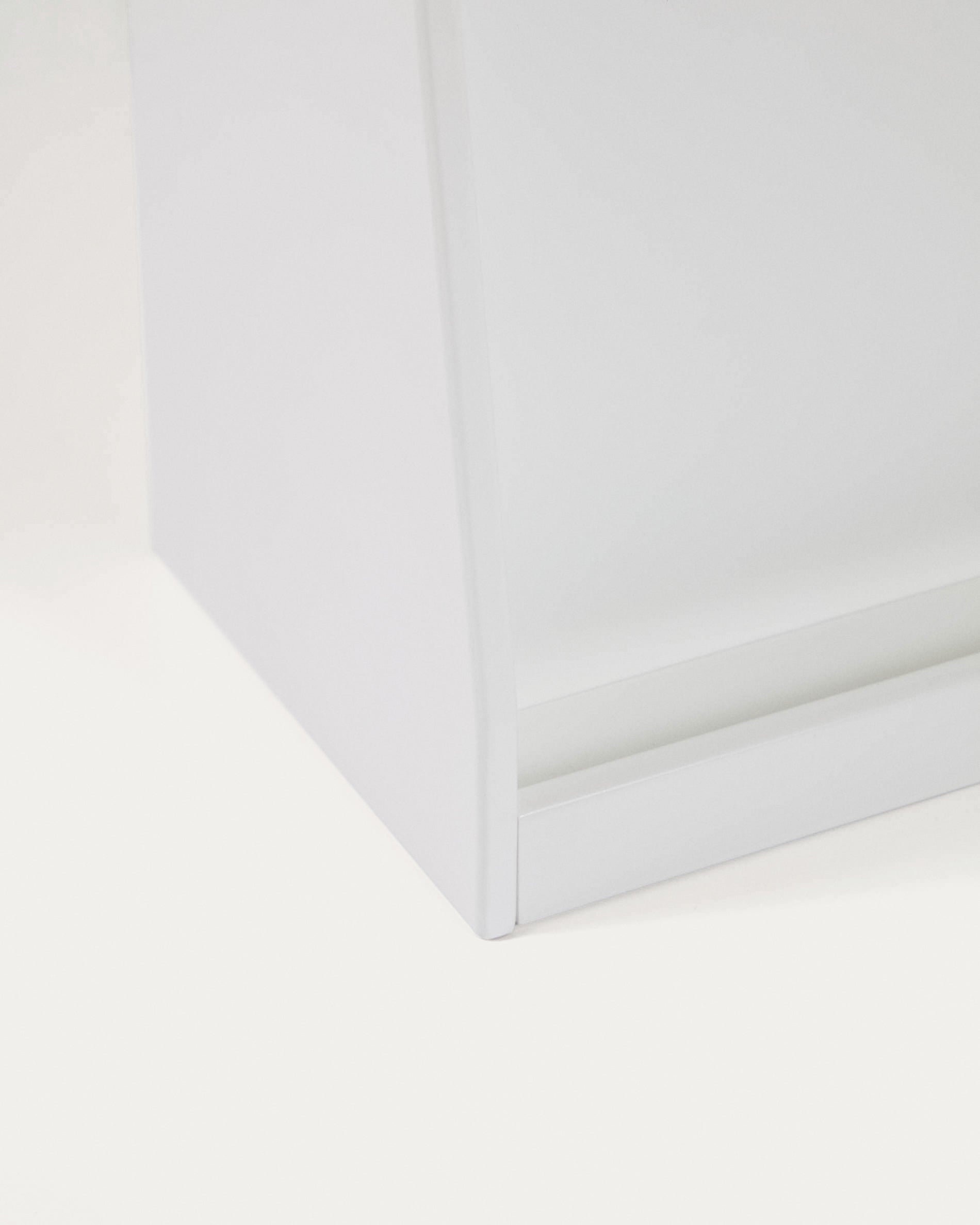 Adiventina bookcase in white MDF 59,5 x 69,5 cm - Detail
