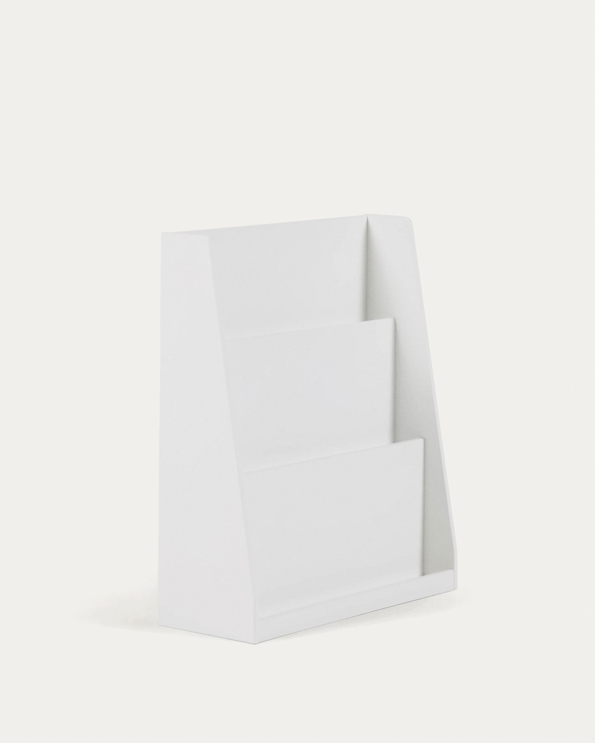 Adiventina bookcase in white MDF 59,5 x 69,5 cm - Product View