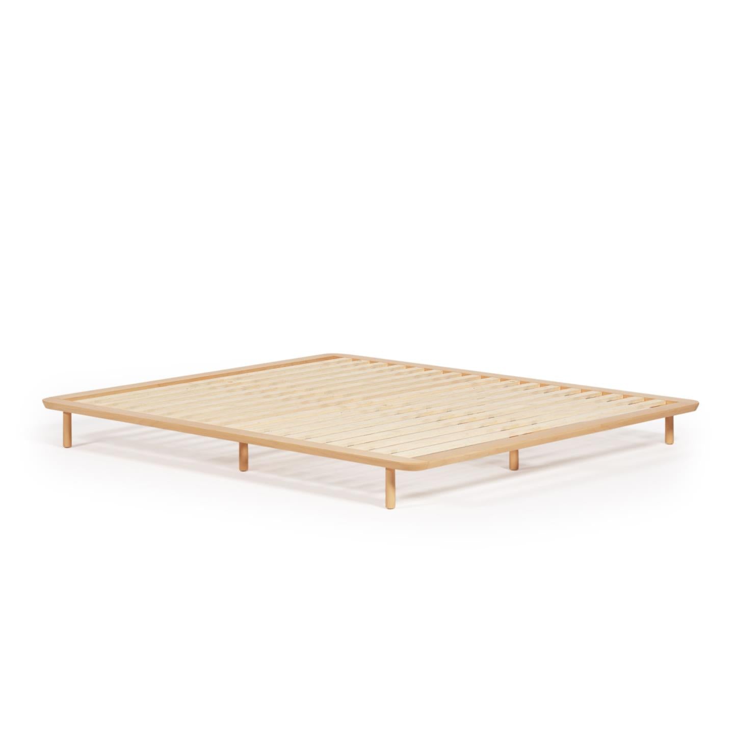 Anielle bed made from solid ash wood for a 160 x 200 cm mattress - Product Image
