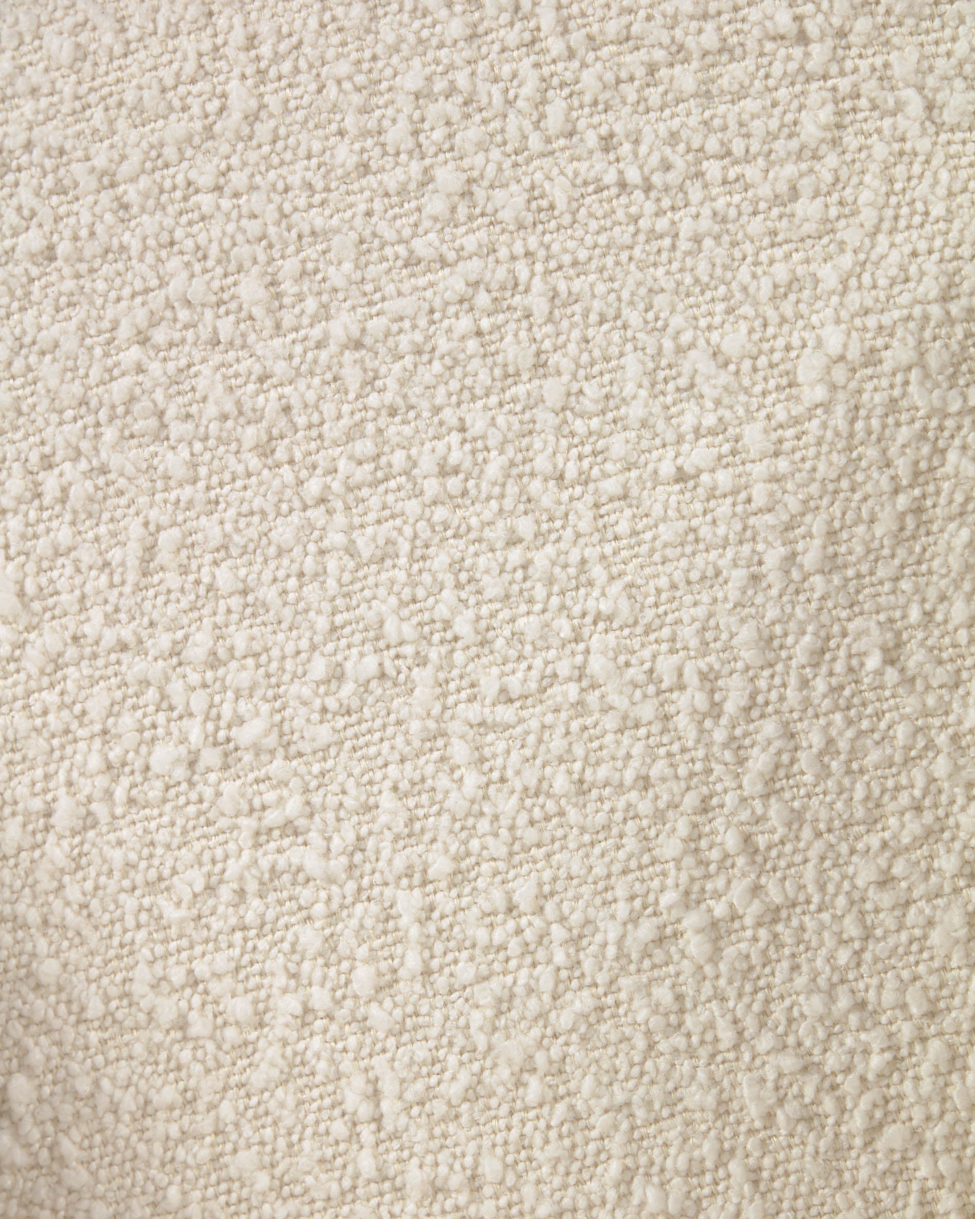 Vania rocking chair in white bouclé - Detail