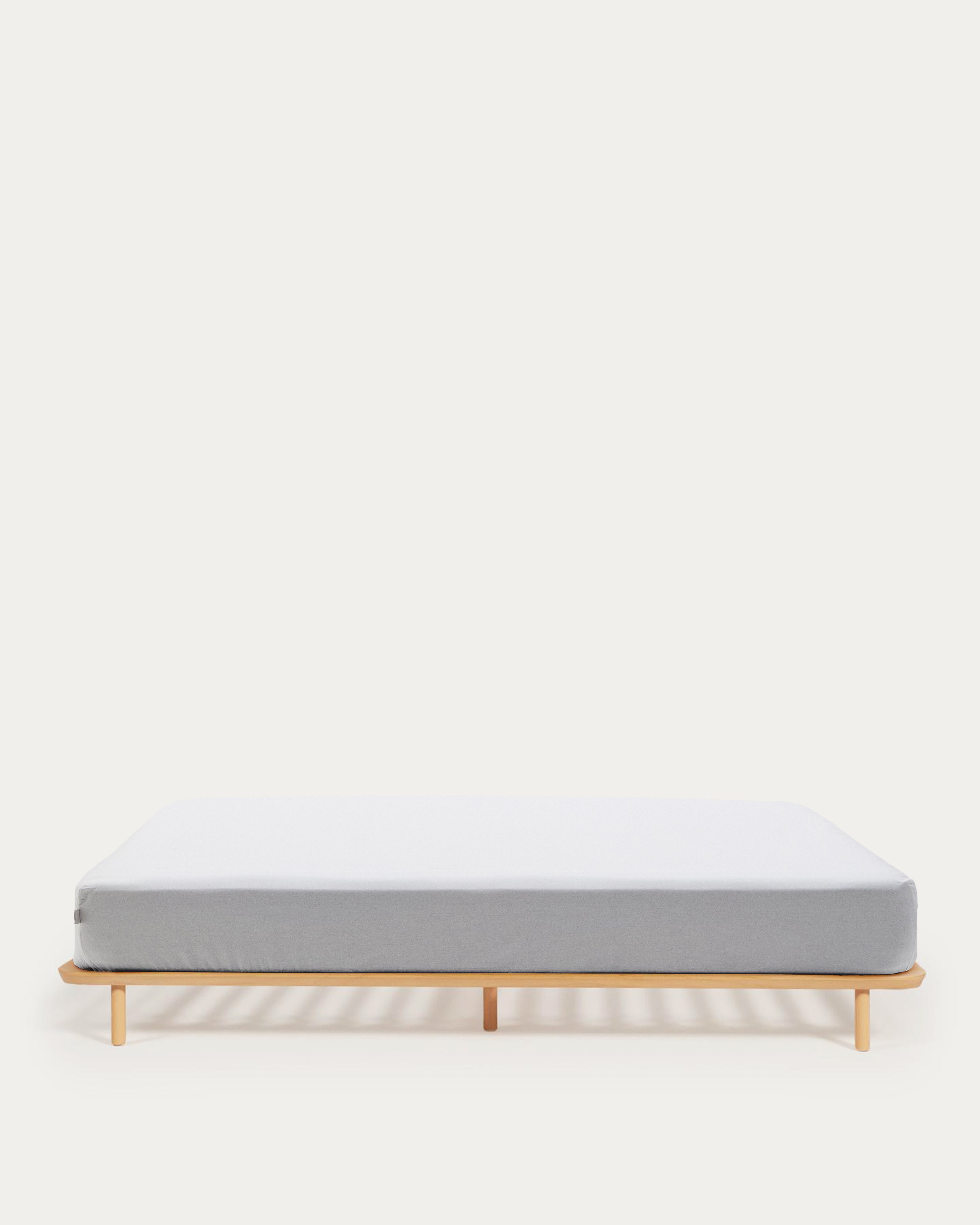 Anielle bed made from solid ash wood for a 90 x 200 cm mattress - Product View