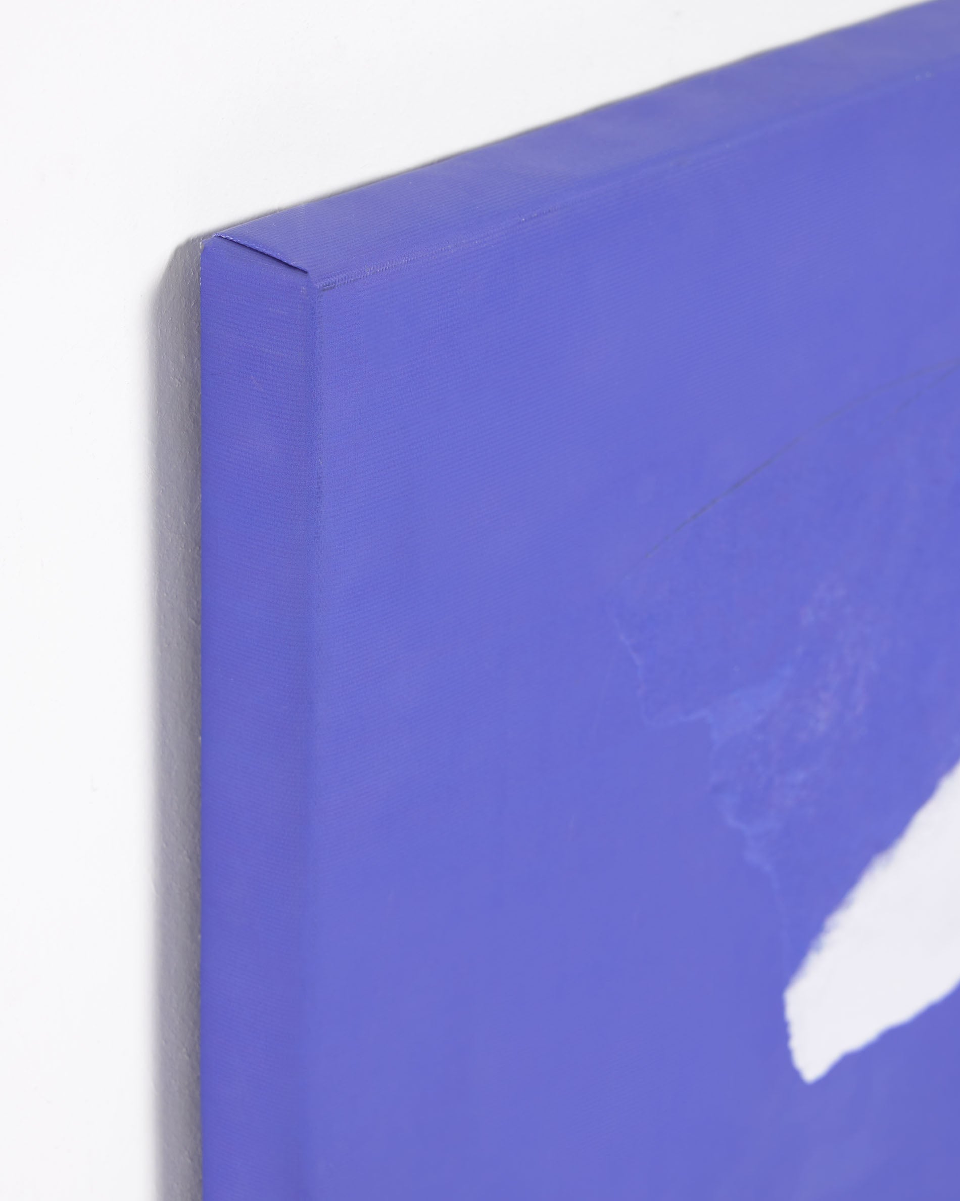 Zoeli blue abstract canvas 50 x 50 cm - Detail