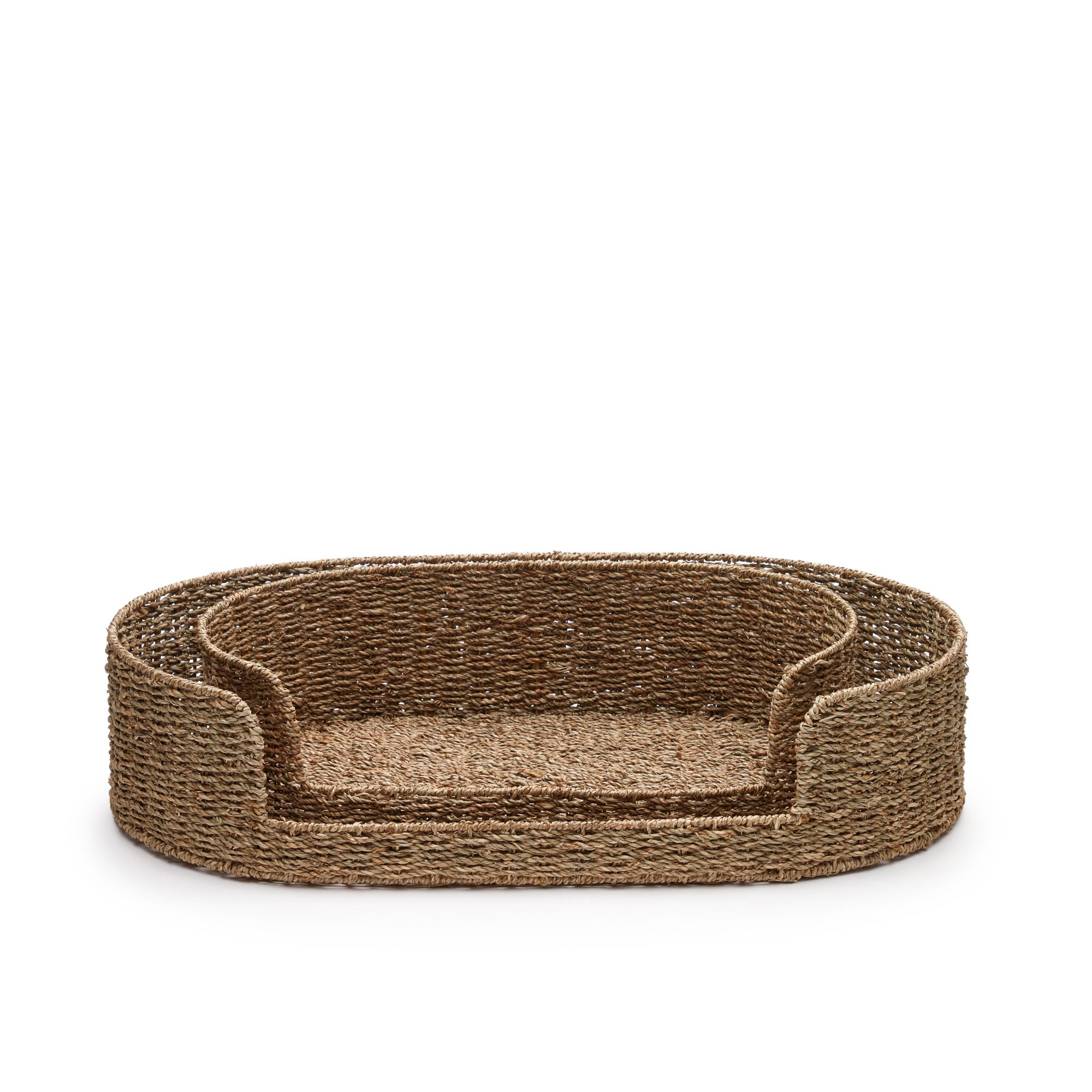 Fliicker bed for pets made of natural fibers Ø 80 x 45 cm