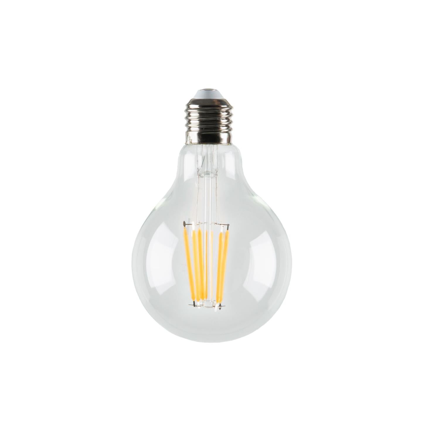 Halogen LED Bulb E27 of 4 W and 80 mm warm light