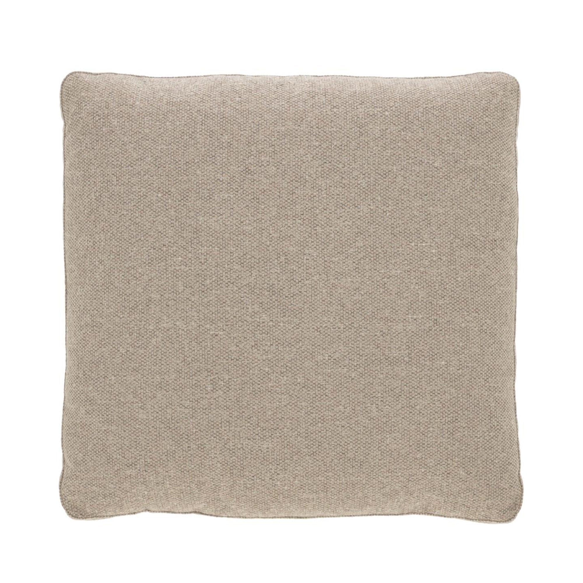 Blok cushion in beige, 60 x 60 cm