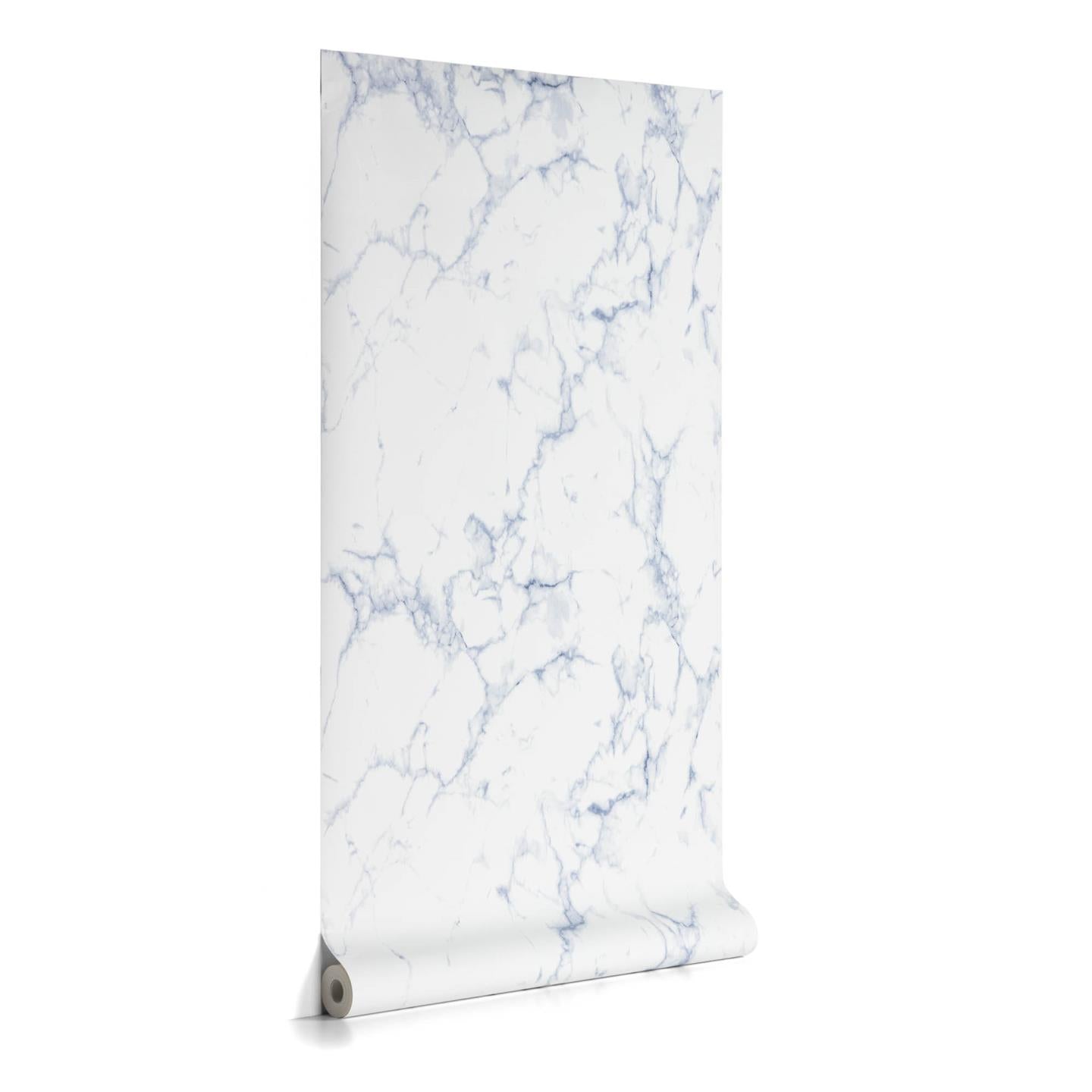 Marbela kék-fehér tapéta, 10 x 0,53 m FSC MIX Credit