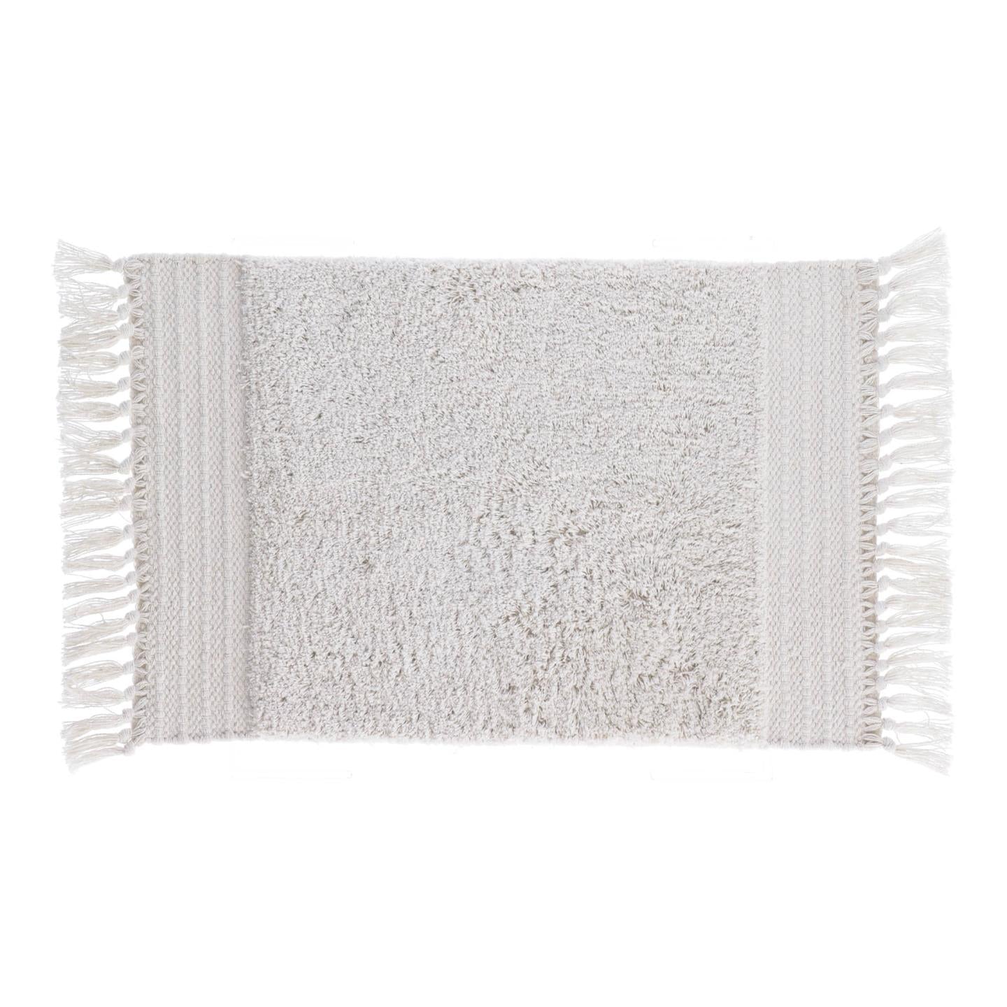 Nilce white bath mat 40 x 60 cm