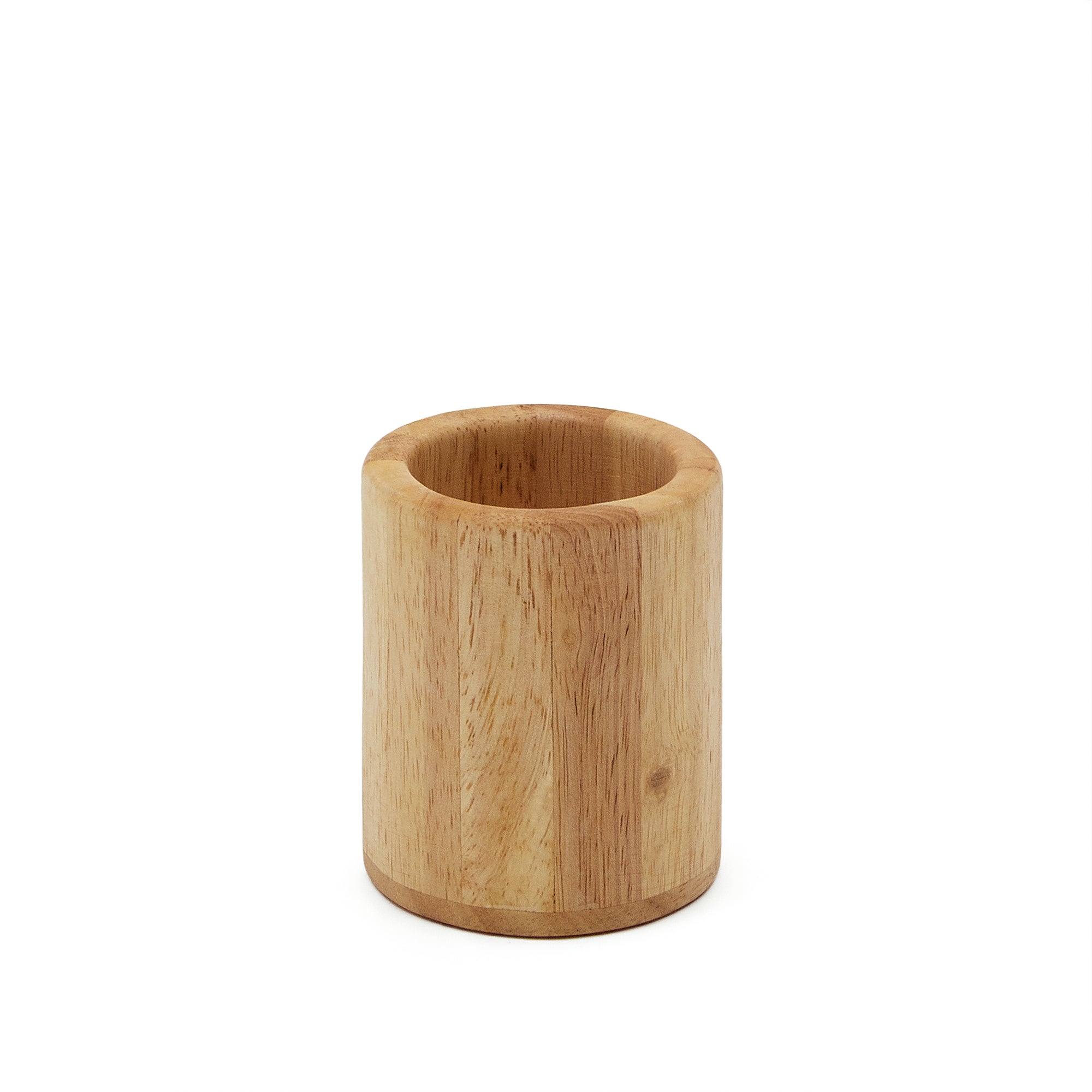 Dilcia solid rubber wood pencil holder