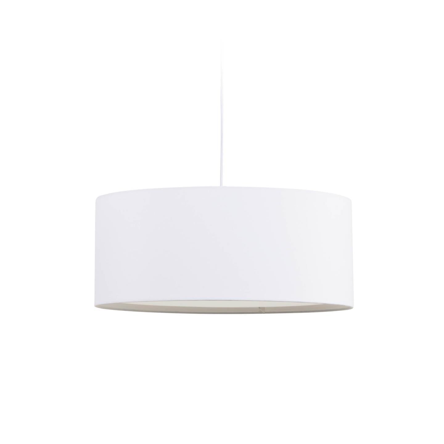 White Santana ceiling light shade with white diffuser Ø 50 cm