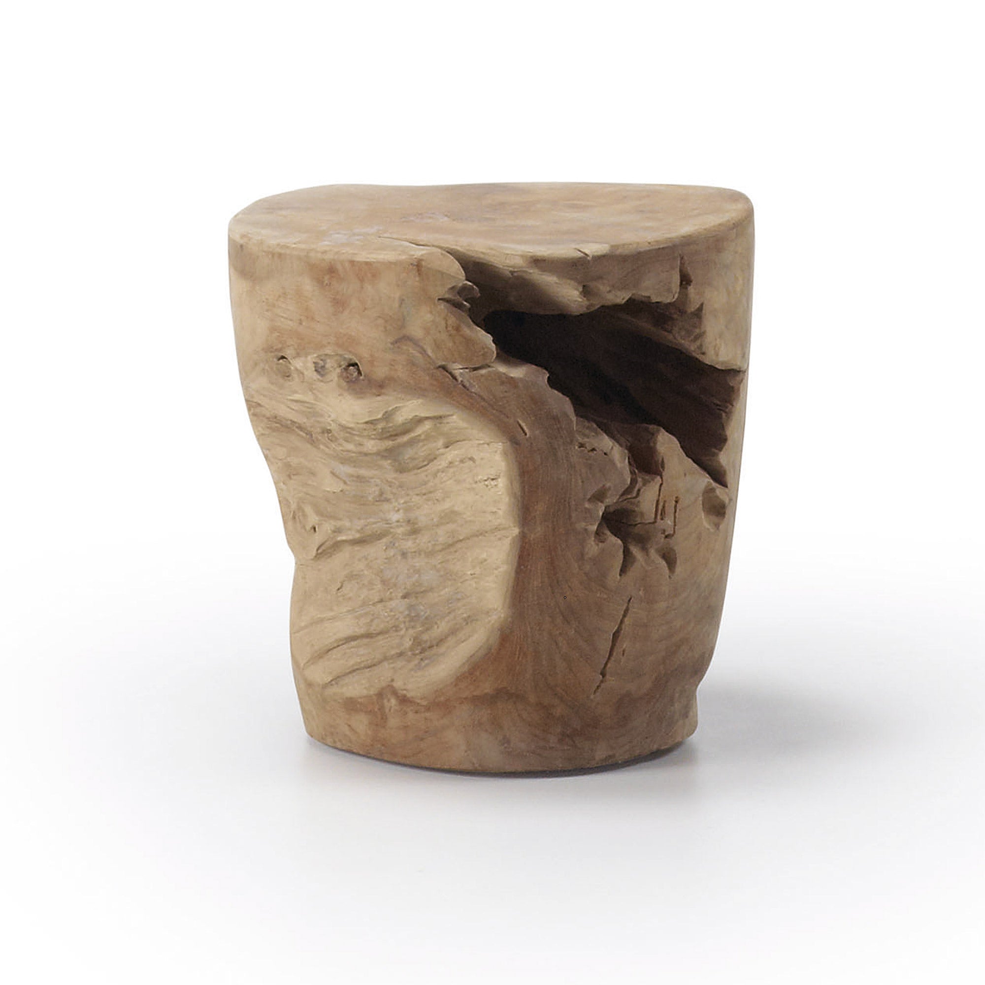 Tropicana solid teak wood side table, Ø 35 cm