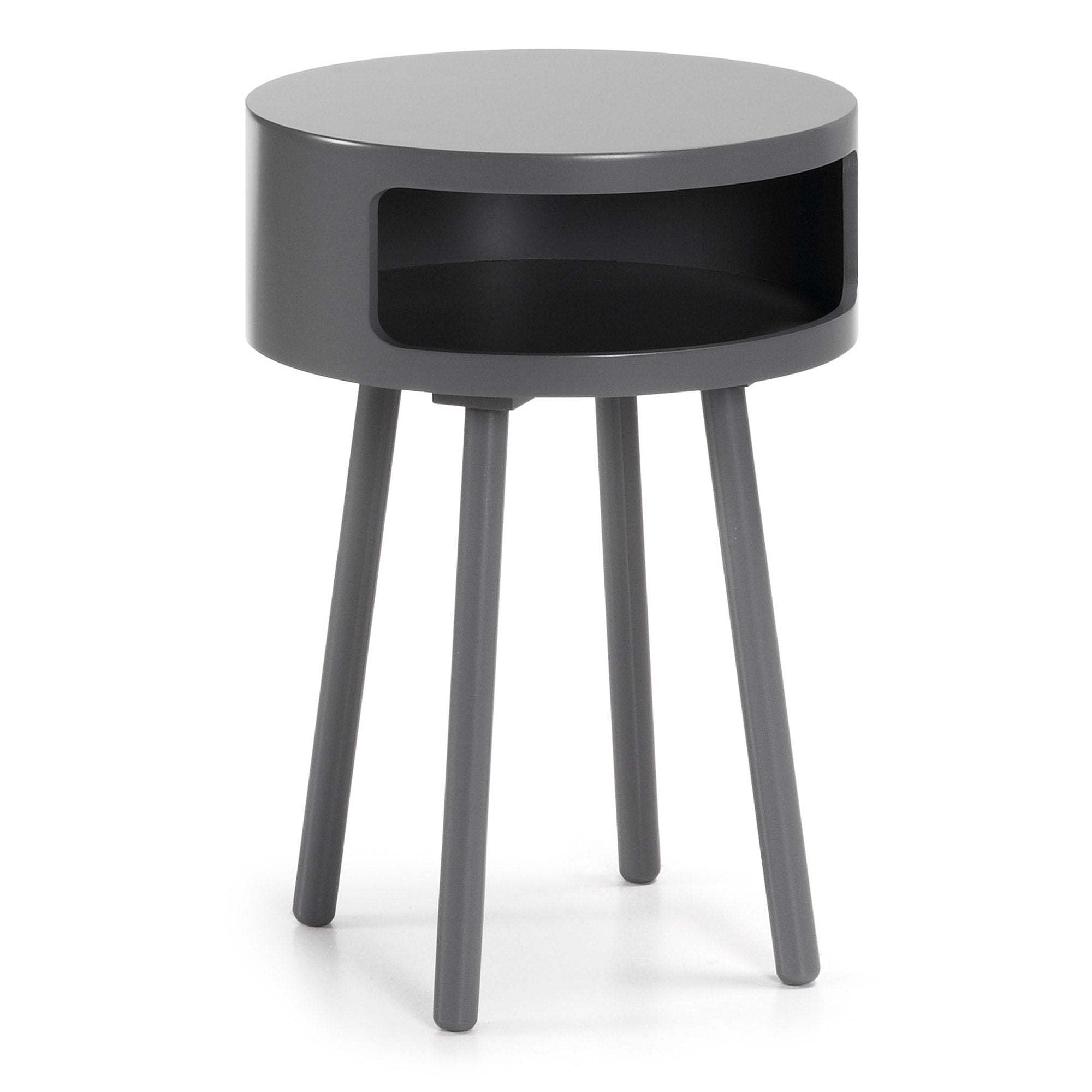 Grey Kurb B side table Ø 40 cm FSC MIX Credit