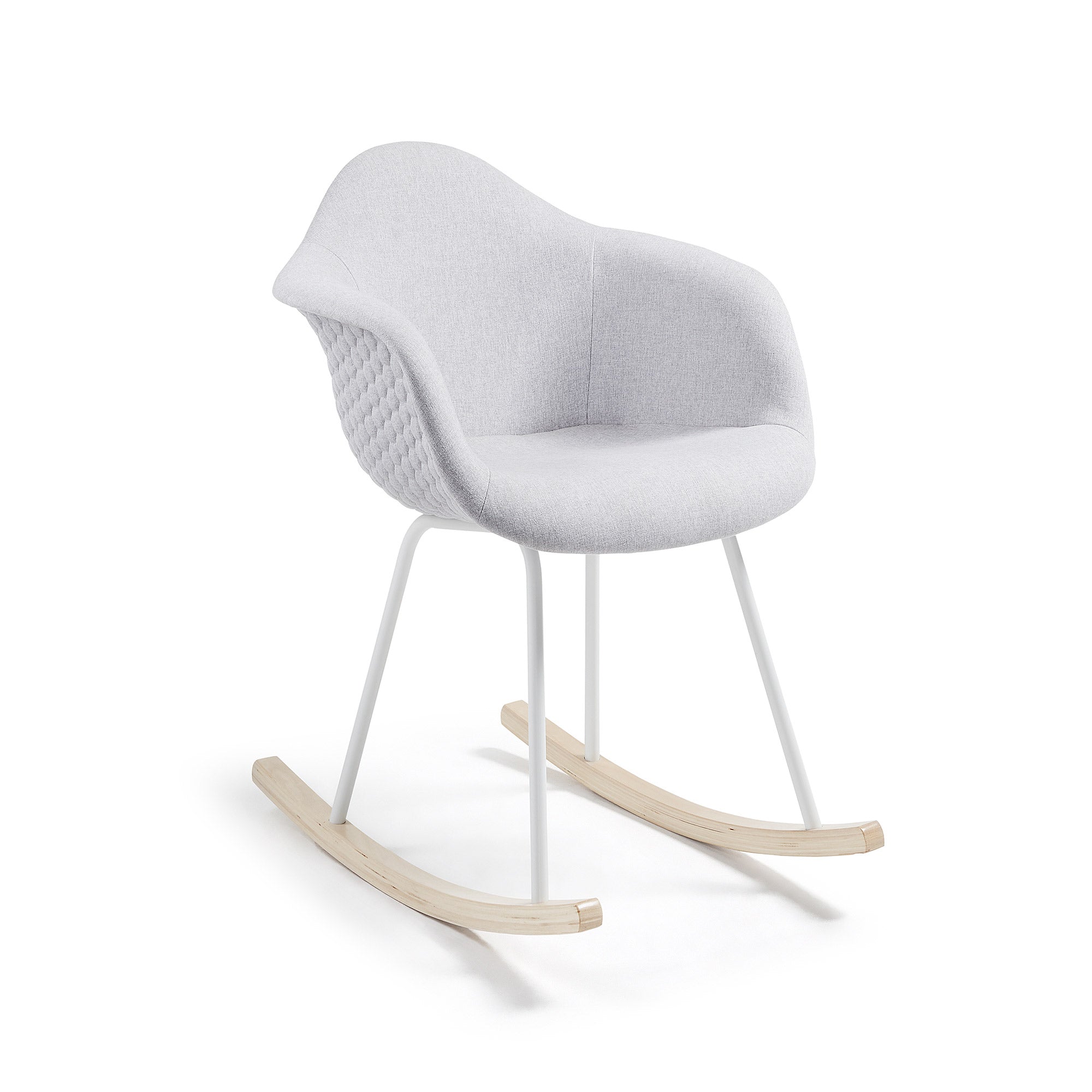 Light grey Kevya rocking chair