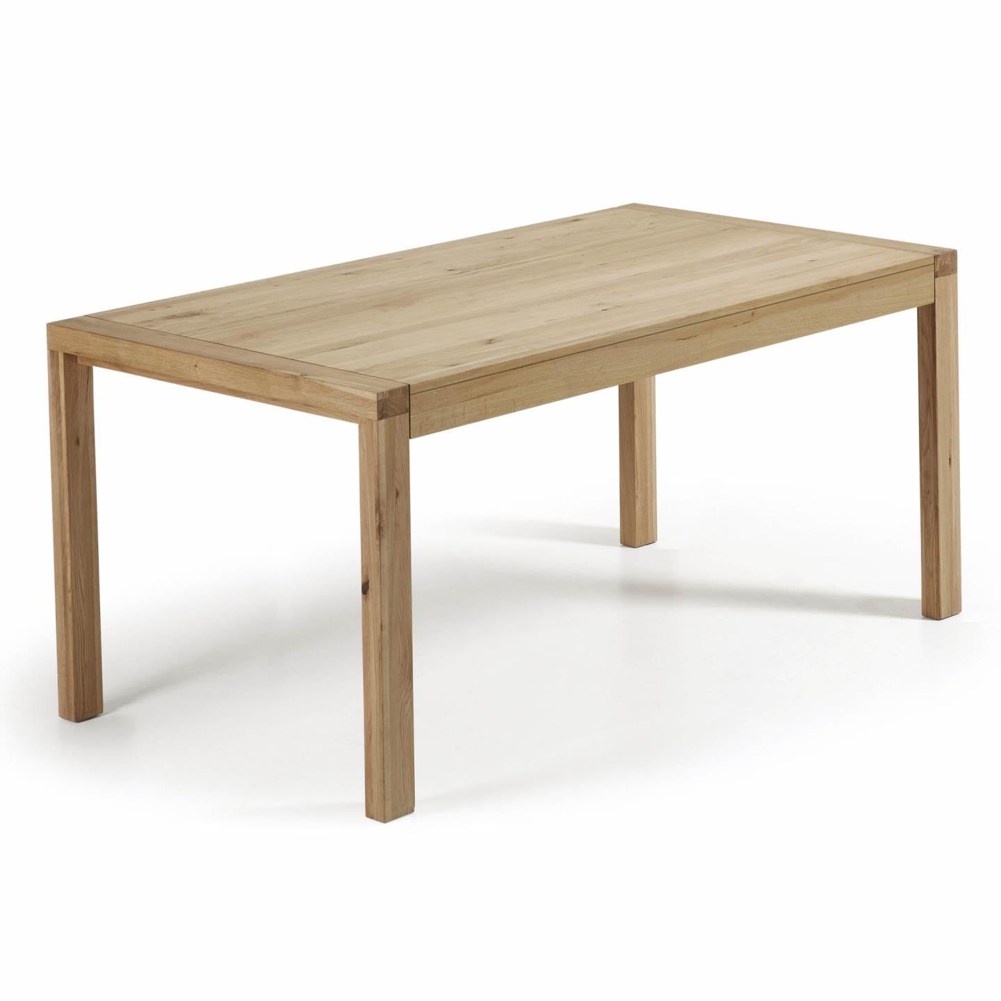 Briva extendable table with a natural oak wood finish, 180 (230) x 90 cm