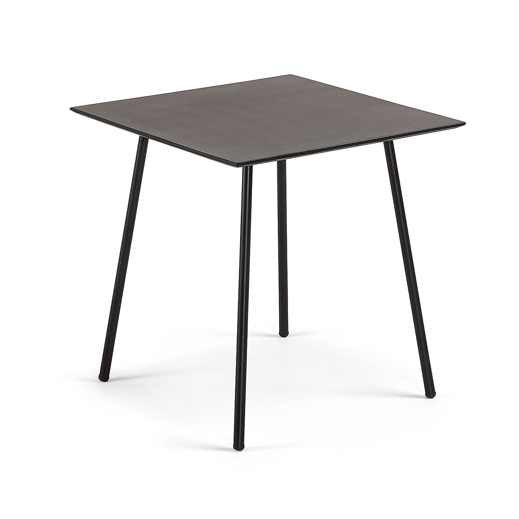 Mathis cement fibre with steel legs with black finish 75 x 75 cm