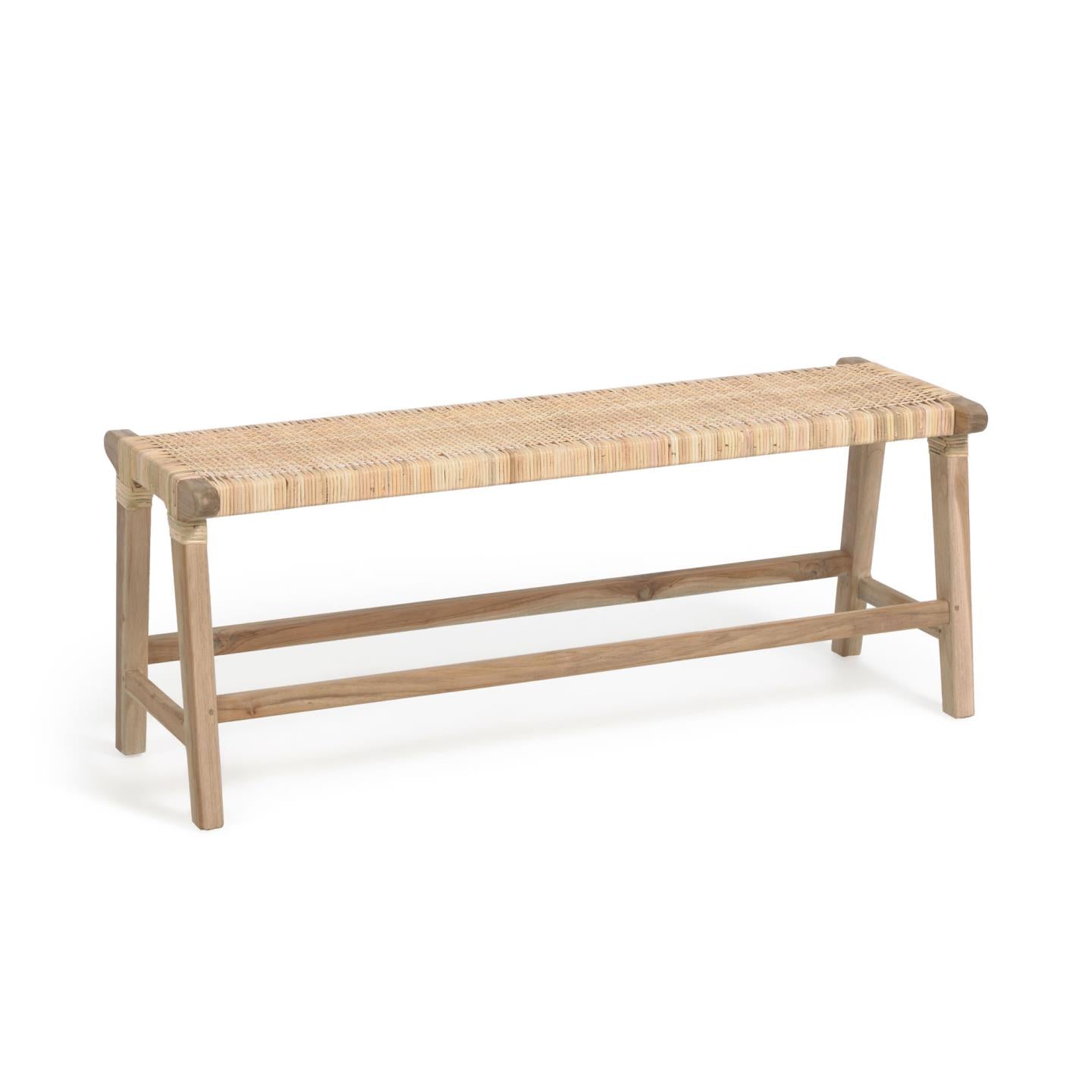 Beida solid teak bench 120 cm