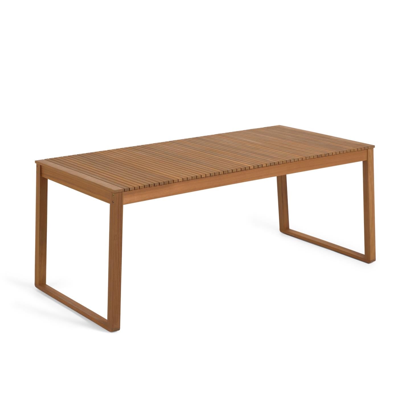 Emili solid acacia garden table, 180 x 90 cm FSC 100%