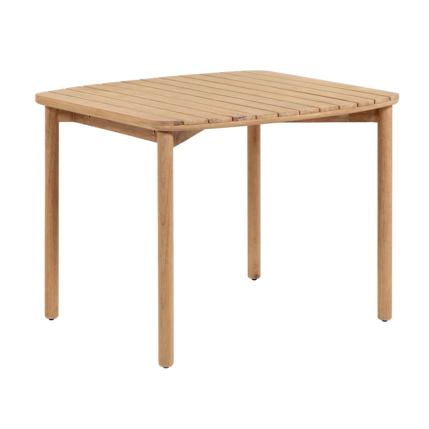 Sheryl 90 x 90 cm table made from solid eucalyptus FSC 100%