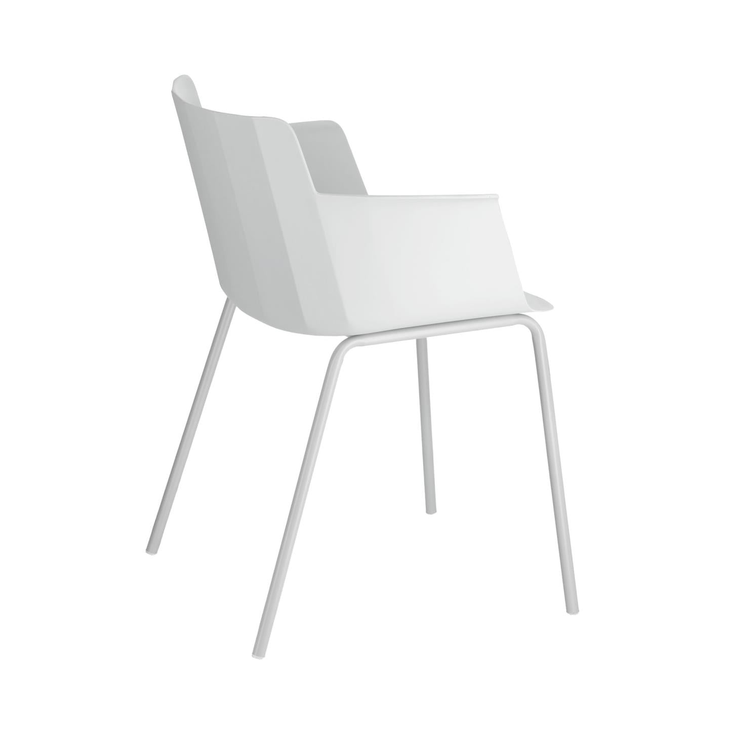 Hannia grey chair with arms