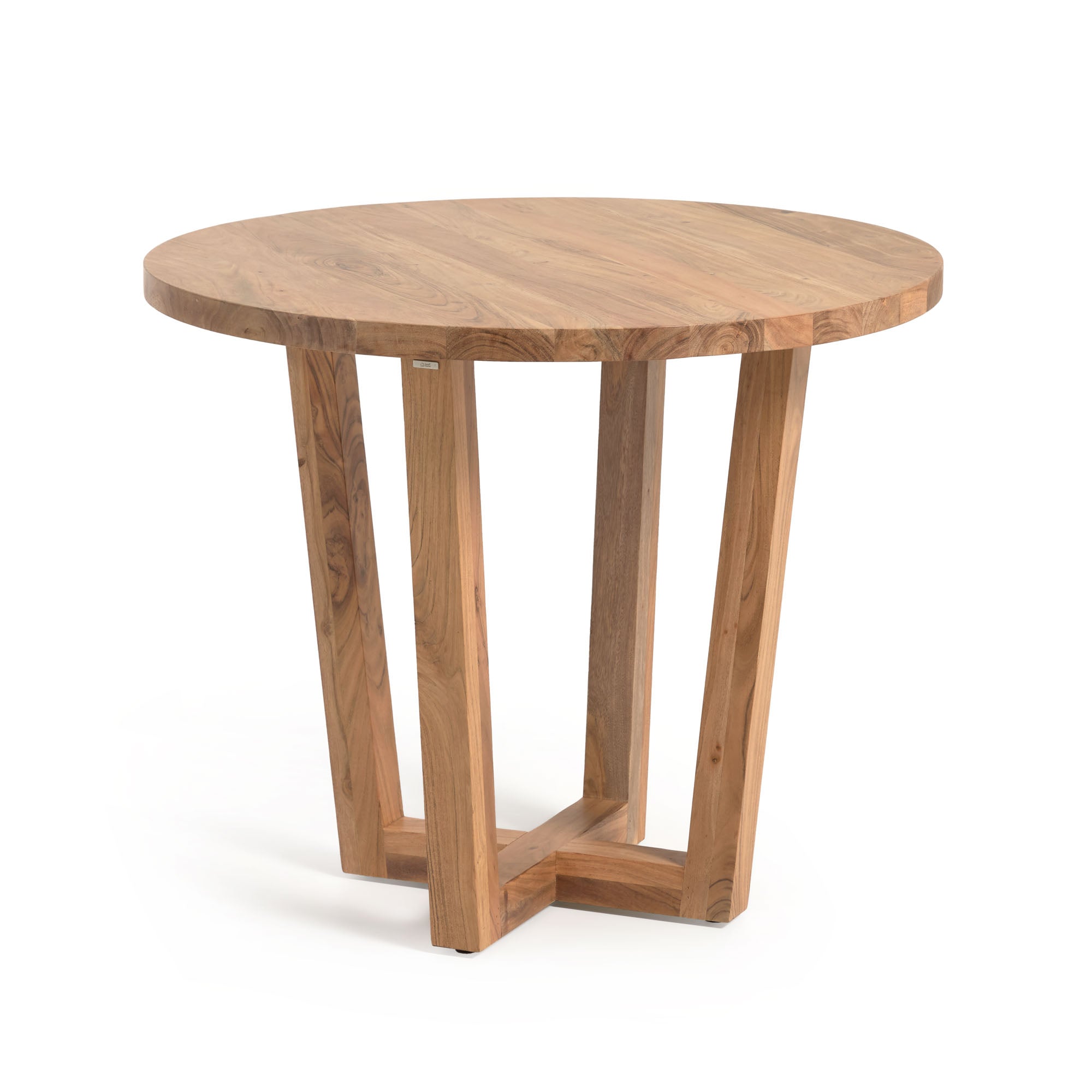 Nahla round table made from solid acacia wood with natural finish Ø 90 cm