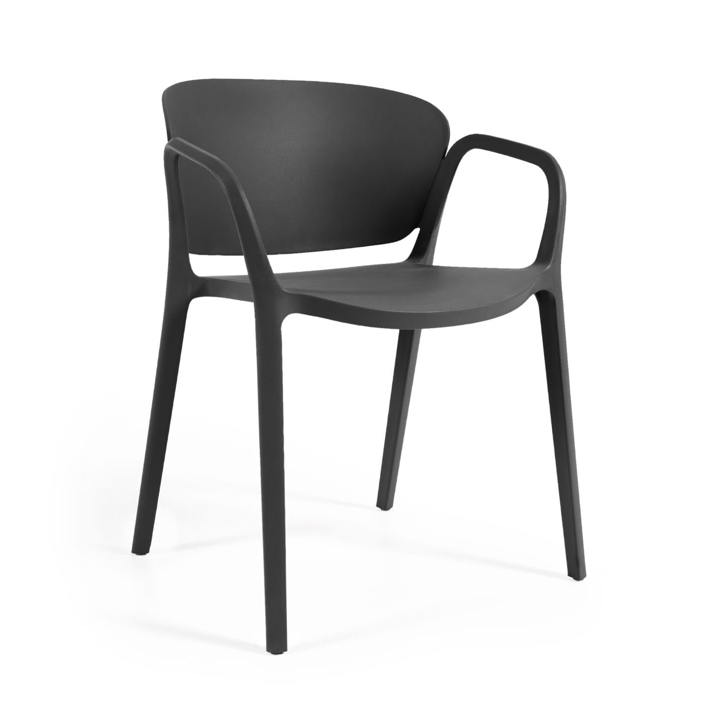 Ania egymásba rakható fekete kerti szék