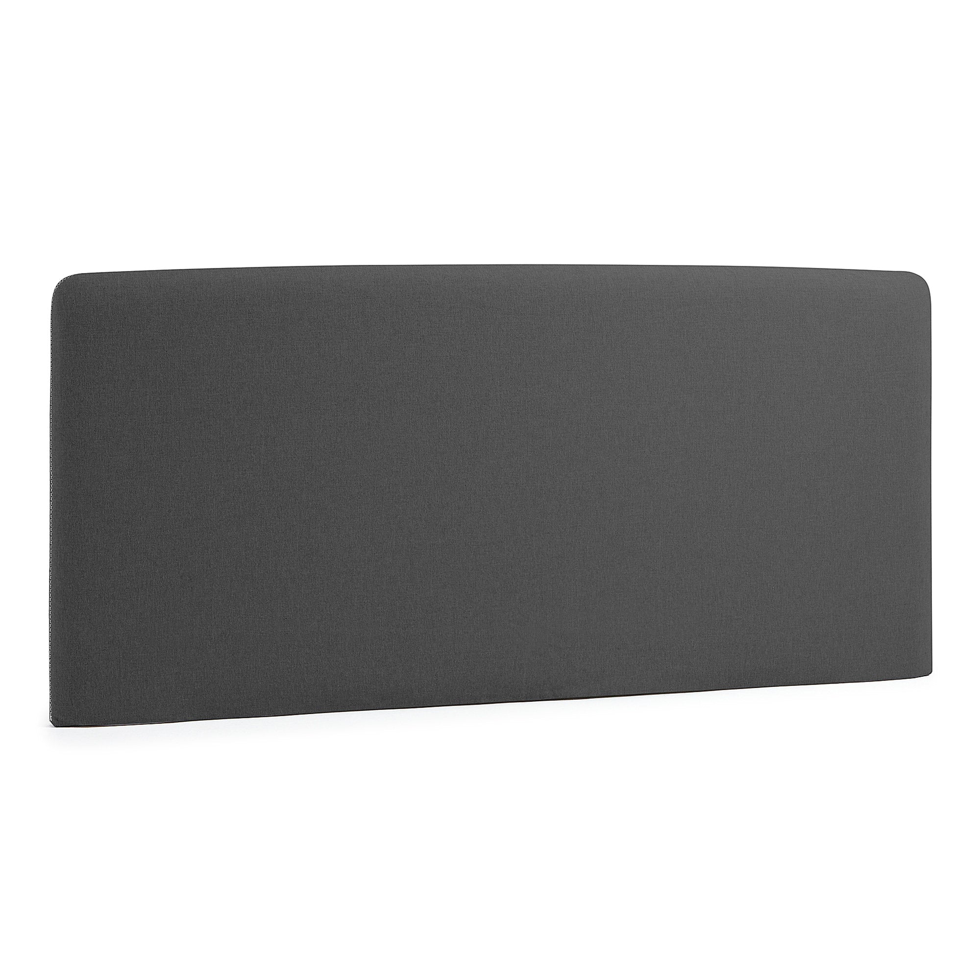 Dyla headboard with removable cover in black, for 160 cm bed