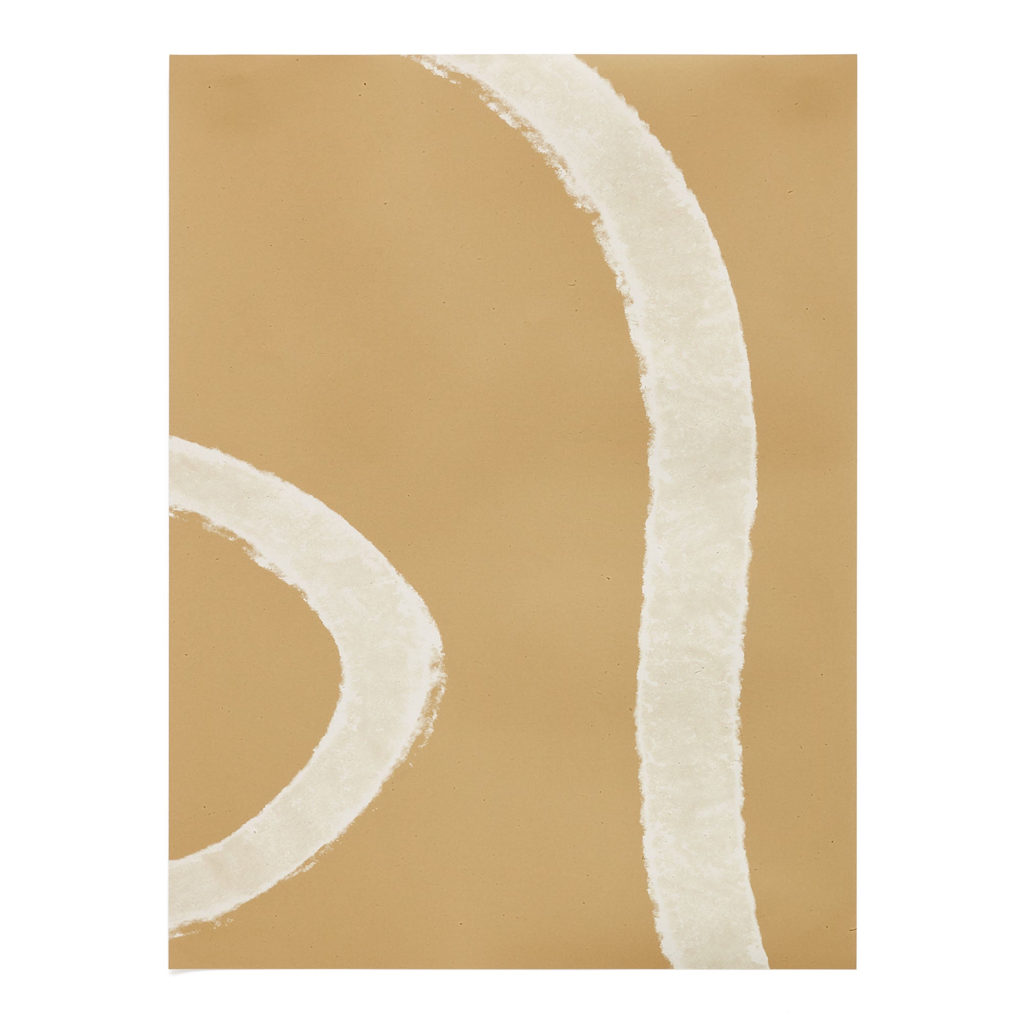Emora mustard paper print, 42 x 56 cm