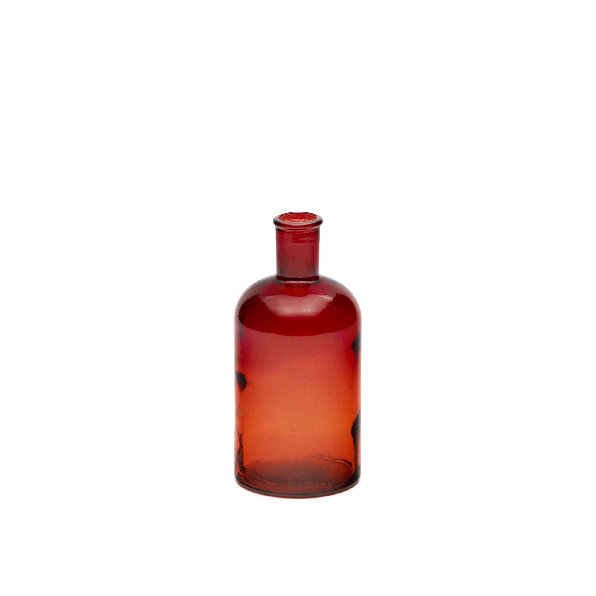Brenna váza 100%-ban újrahasznosított barna üvegből, 19 cm
