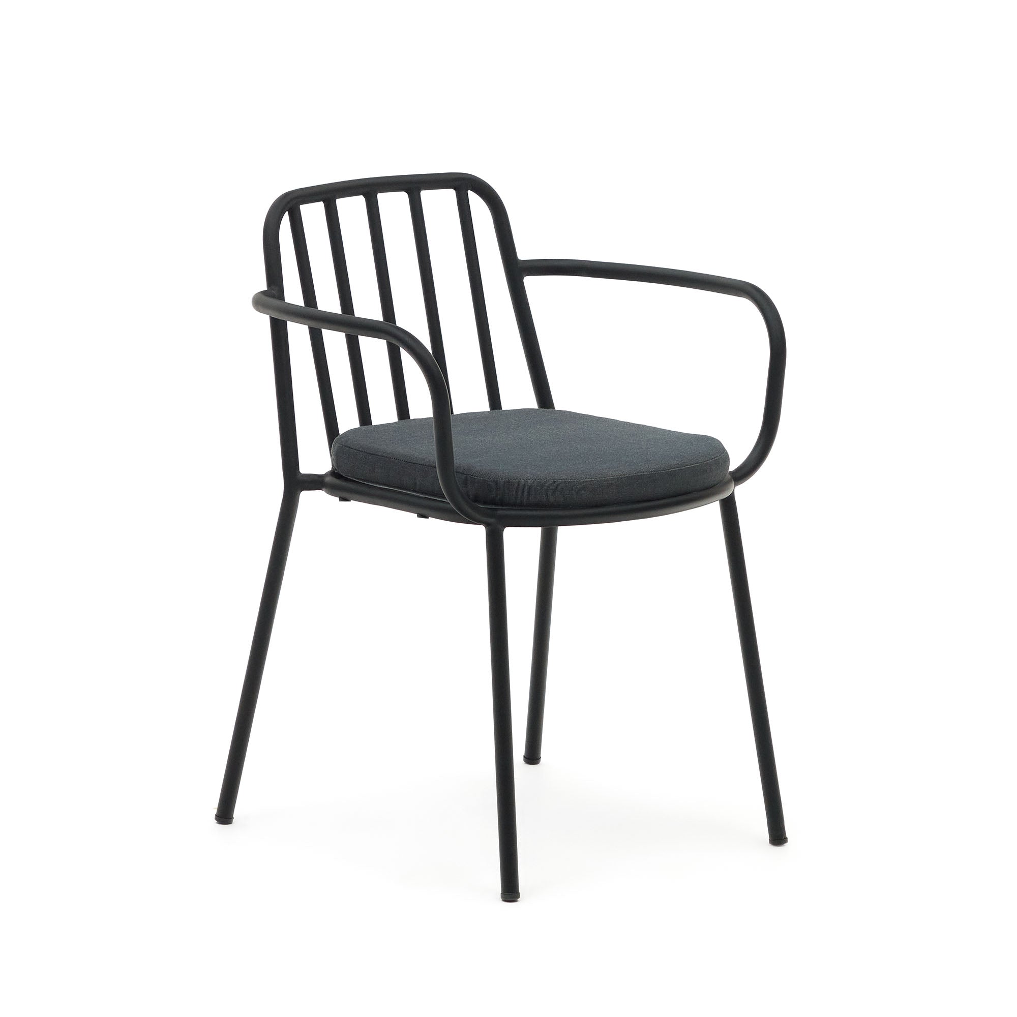 Bramant egymásba rakható acél szék fekete kivitelben