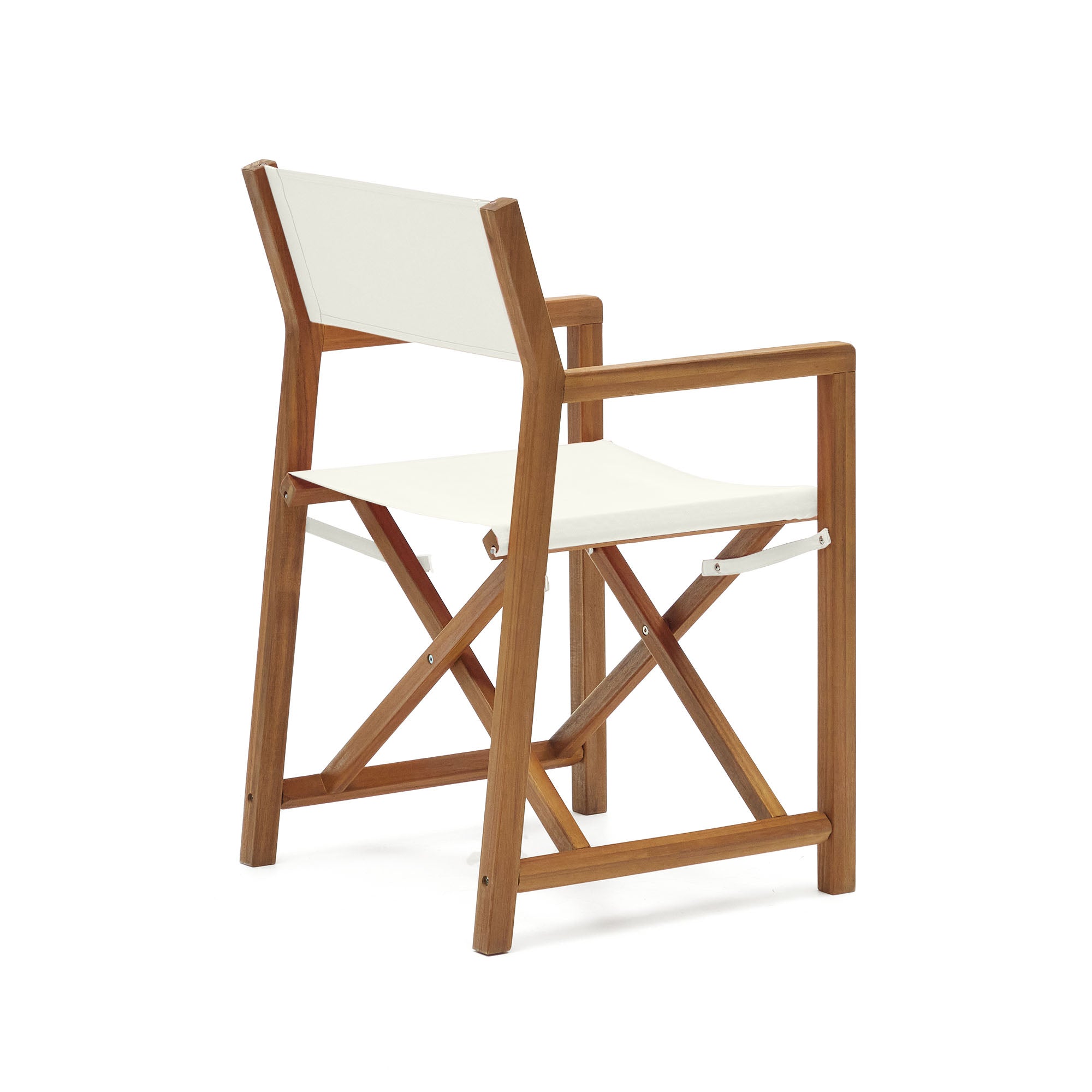 Thianna összecsukható kültéri szék bézs színben, tömör akácfából FSC 100%