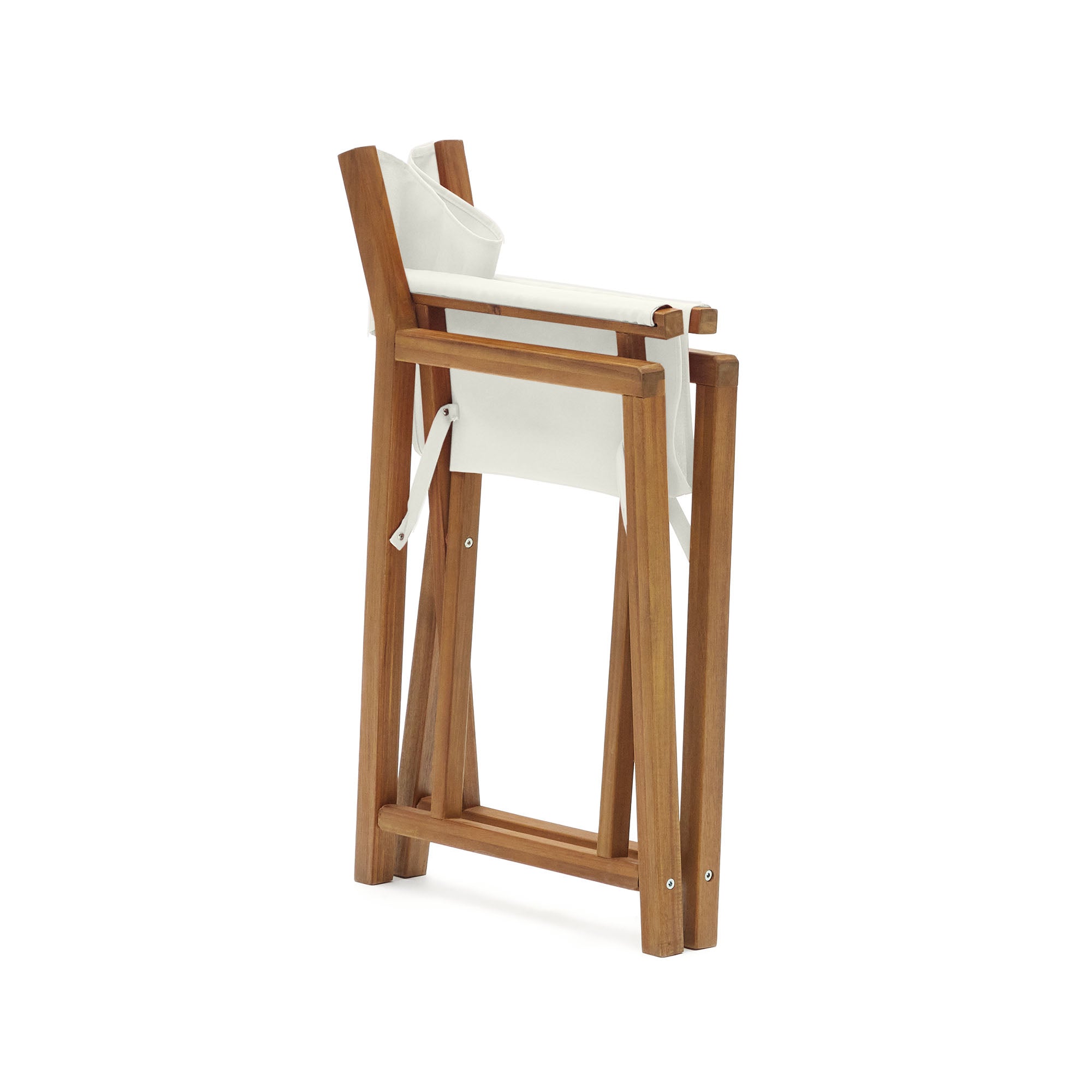 Thianna folding outdoor chair in beige with solid acacia wood FSC 100%